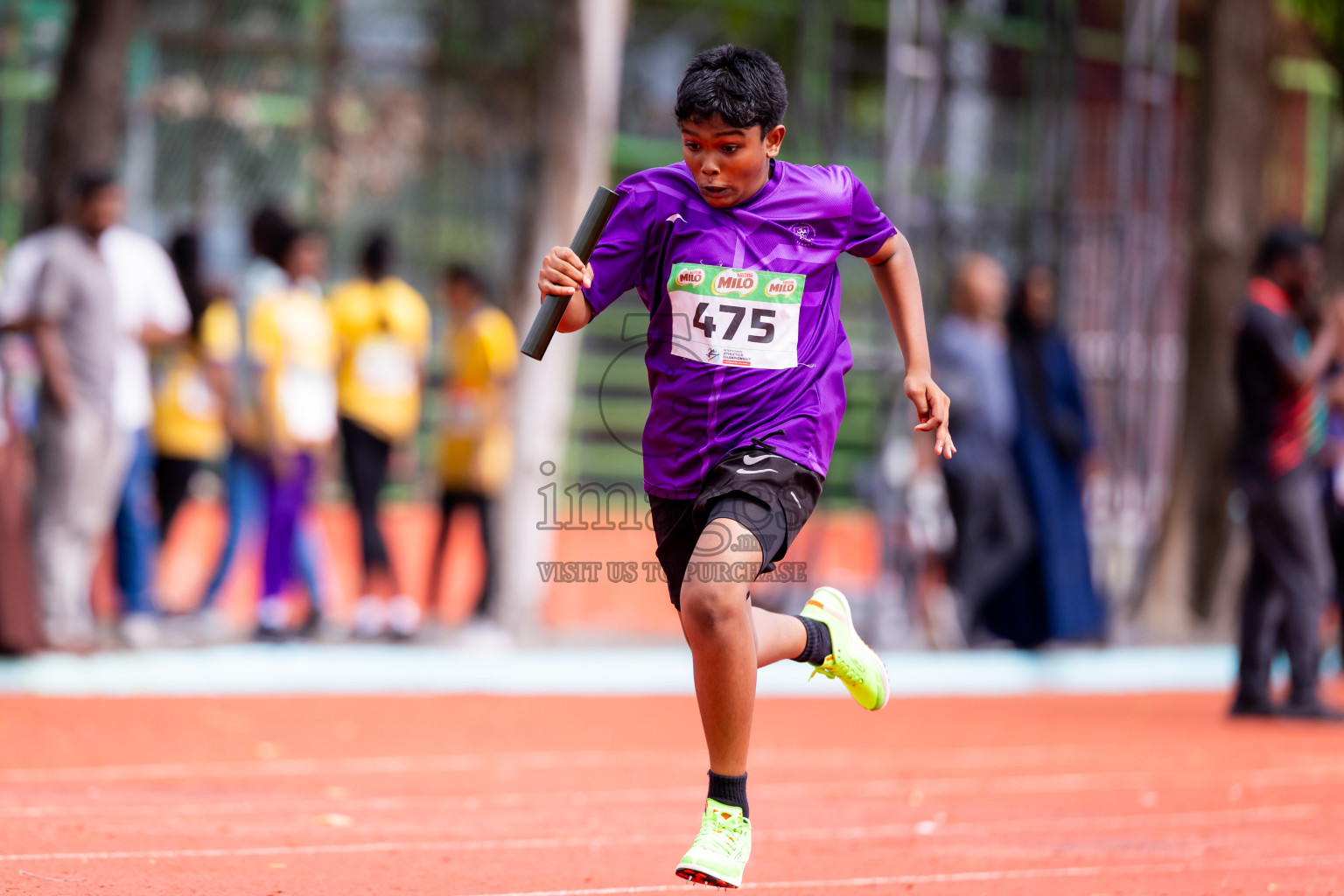 Day 6 of Inter-school Athletics Championship 2025 held in Ekuveni Synthetic Track, Male', Maldives on Sunday, 12th October 2025. Photos by: Nausham Waheed / Images.mv