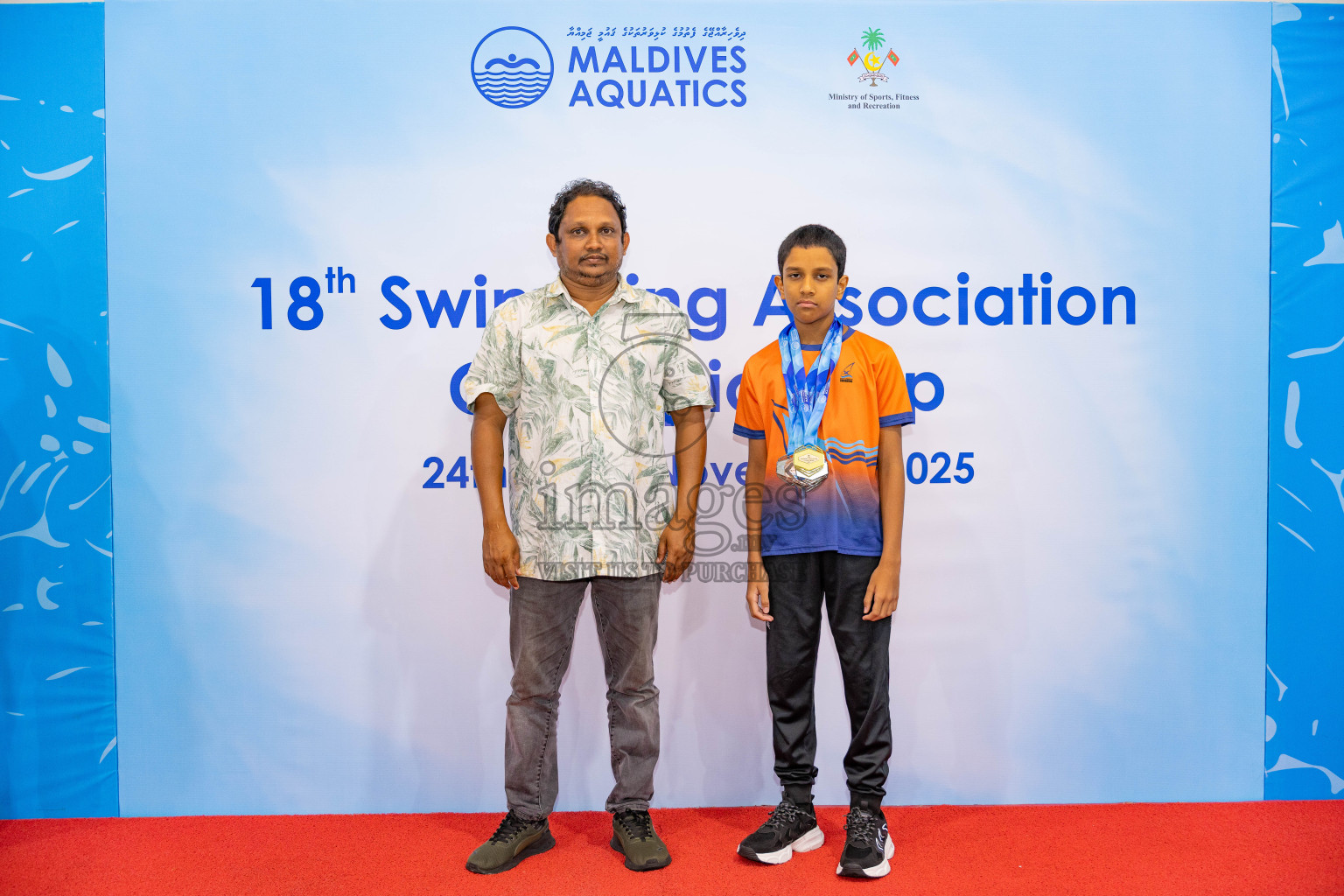 18th Swimming Association Championship 2025, Closing Ceremony was held on Saturday, 29th November 2025 at Swimming Track Hulhumale', Maldives. Photos: Areef Adam / images.mv