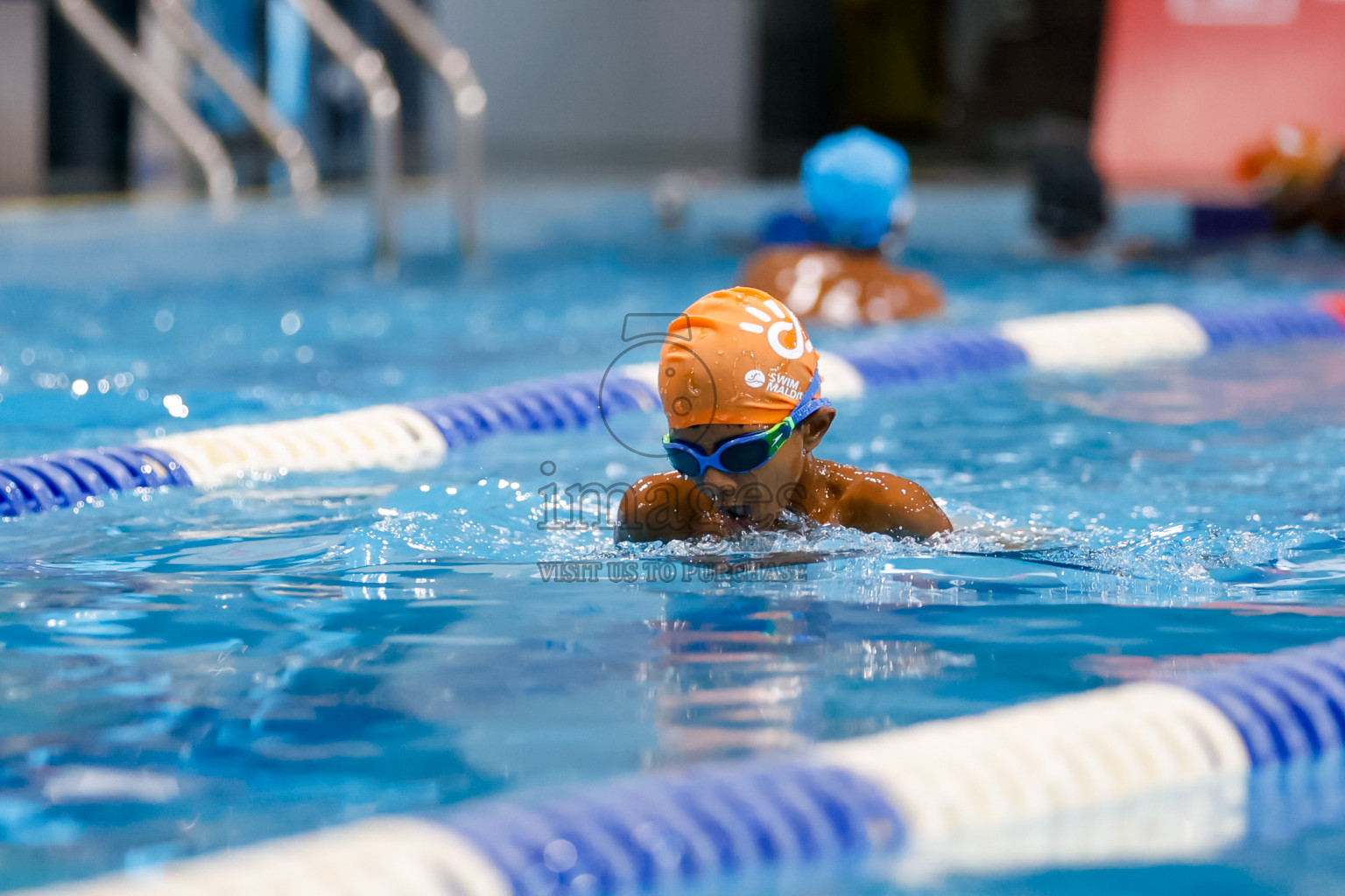 Day 4 of BML 6th National Kids Swimming Kids Festival 2025 held in Hulhumale', Maldives on Thursday, 6th November 2024. 
Photos: Hassan Simah / images.mv