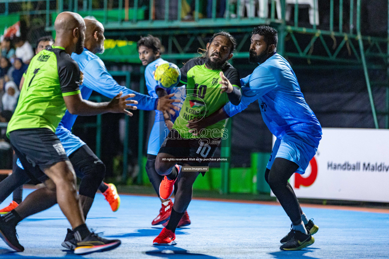 2nd Division Final of 7th Inter-Office/Company Handball Tournament 2023, held in Handball ground, Male', Maldives on Monday, 25th October 2023 Photos: Nausham Waheed/ Images.mv