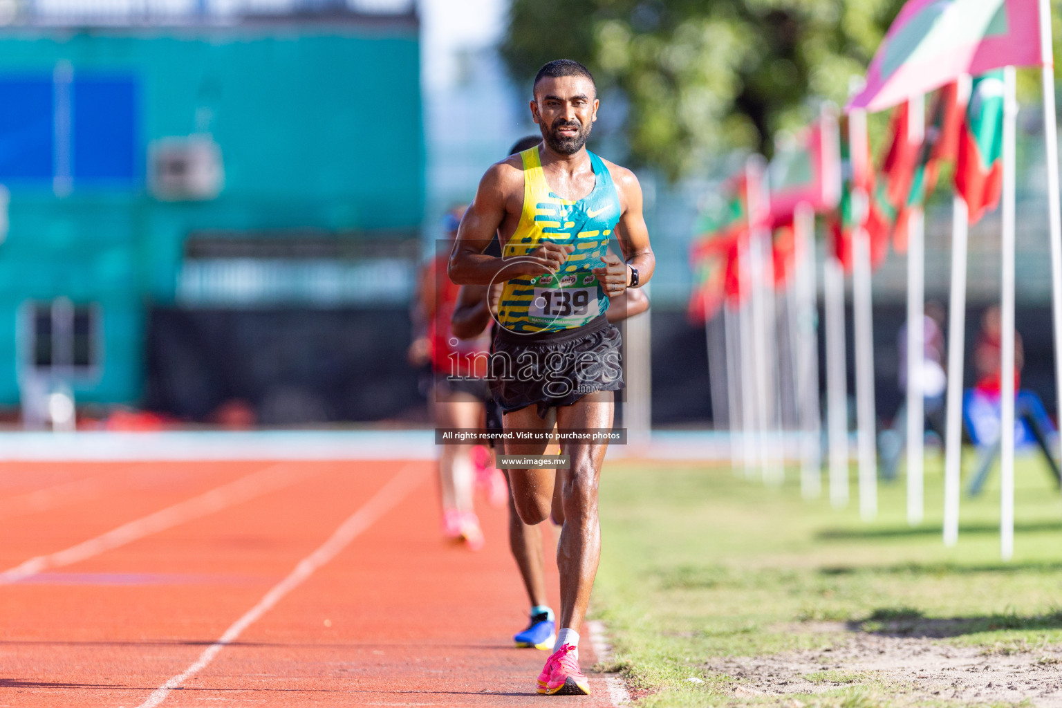 Day 2 of National Athletics Championship 2023 was held in Ekuveni Track at Male', Maldives on Saturday, 25th November 2023. Photos: Nausham Waheed / images.mv