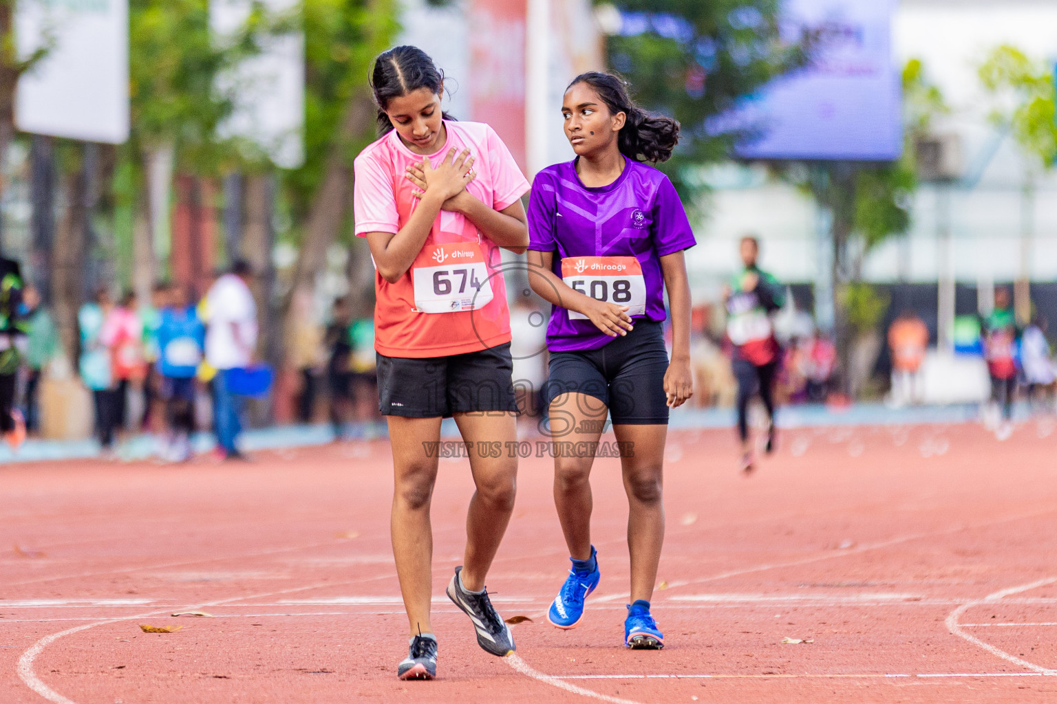 Day 3 of Inter-school Athletics Championship 2025 held in Ekuveni Synthetic Track, Male', Maldives on Wednesday, 08th October 2025. Photos by: Areef Adam  / Images.mv