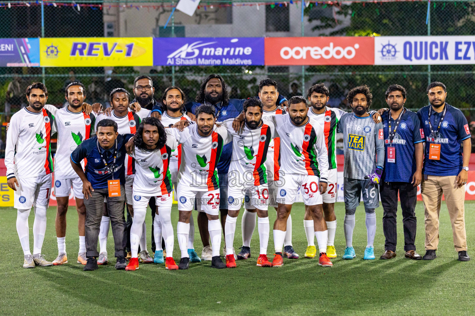 GA. Kolamaafushi vs GA. Kanduhulhuhdhoo in Day 19 of Golden Futsal Challenge 2024 was held on Friday, 2nd February 2024 in Hulhumale', Maldives 
Photos: Hassan Simah / images.mv