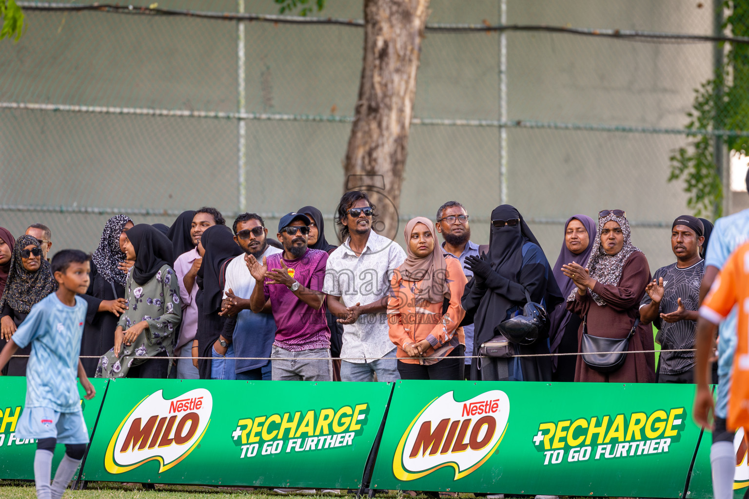 Day 3 of MILO Academy Championship 2025 (U-12) was held at Henveiru Stadium in Male', Maldives on Saturday, 3rd May 2025. Photos: Ismail Thoriq / images.mv