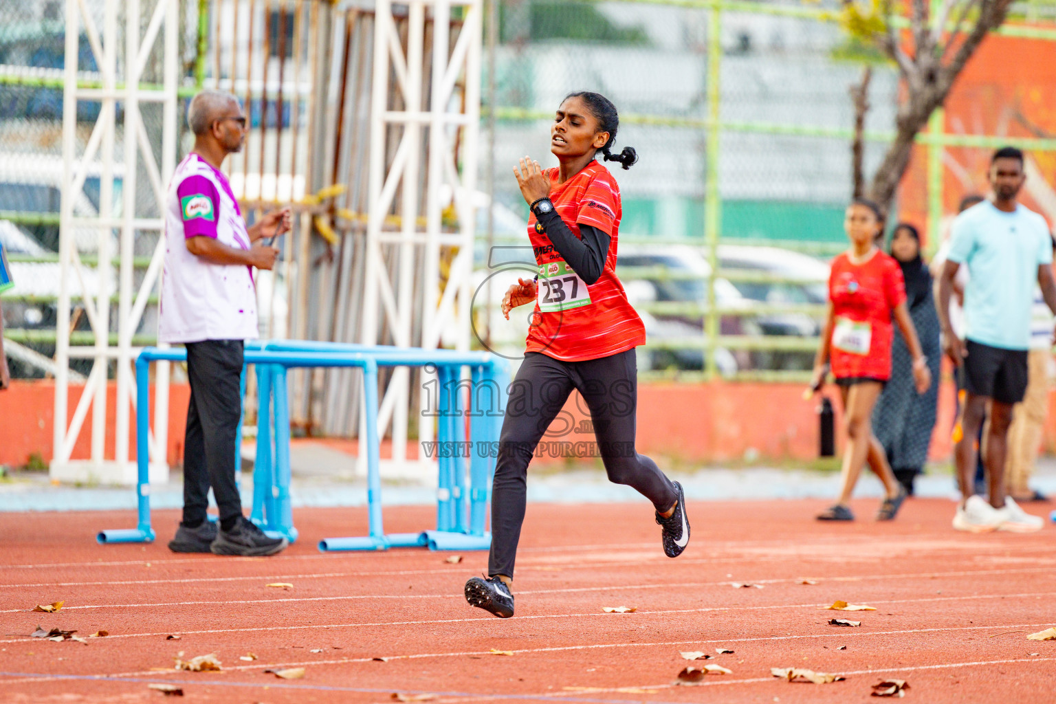 Day 2 of 12th Milo Association Championships was held in Ekuveni Track at Male', Maldives on Friday, 25th April 2025. Photos: Hassan Simah / images.mv