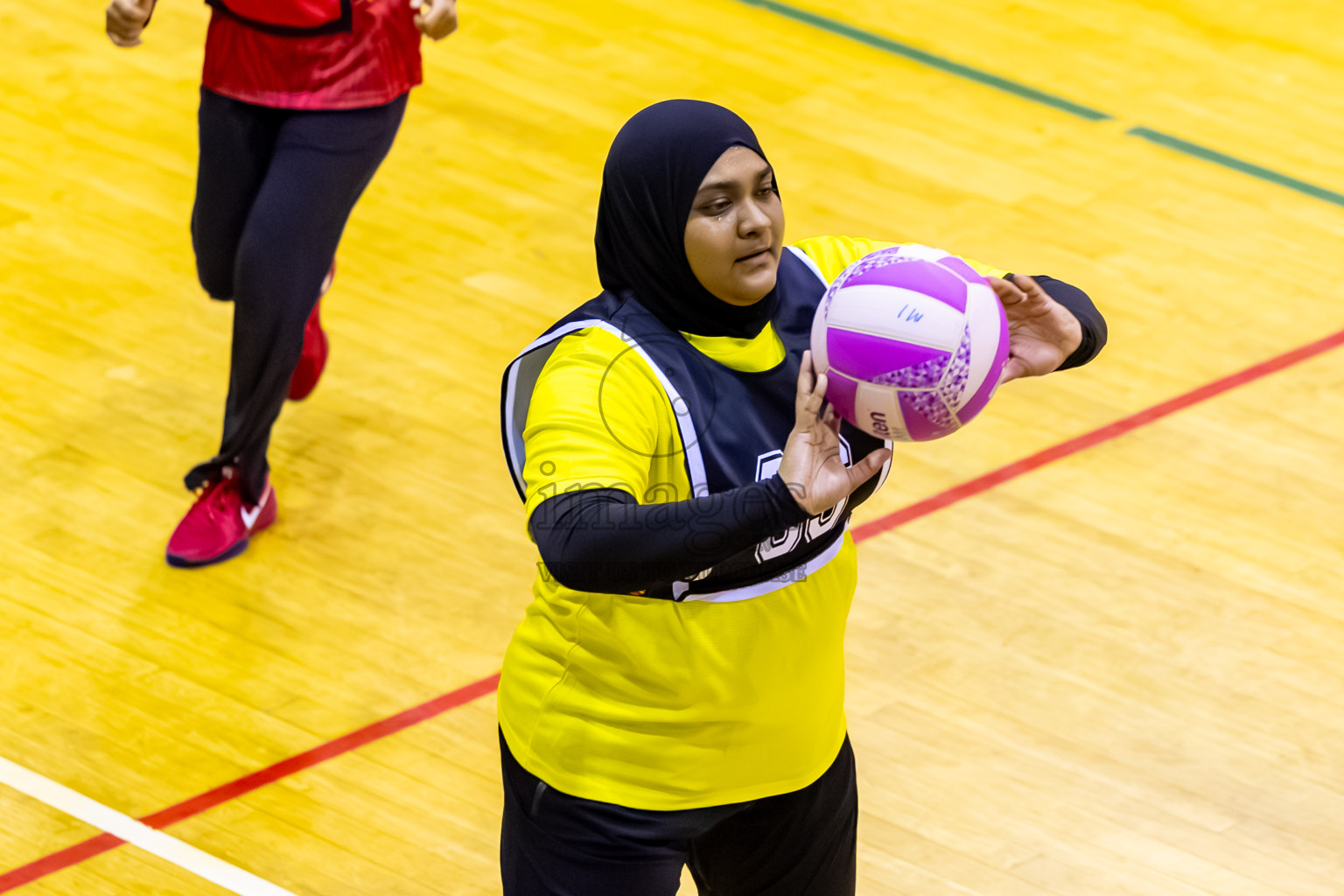 C Matrix vs KYRC in Day 2 of 24th Milo Netball Association Championship held in Social Center at Male', Maldives on Tuesday, 2nd September 2025. Photos: Nausham Waheed / images.mv