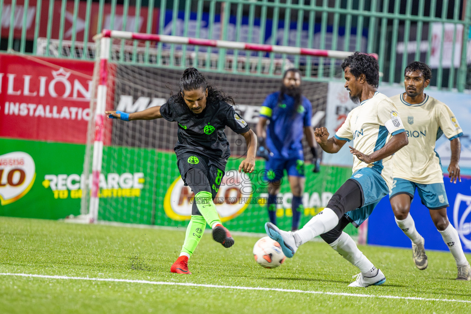 Road Recreation Club vs Team Naivaadhoo in Kings Cup of Club Maldives  2025 was held in Rehendhi Futsal Ground, Hulhumale', Maldives on Saturday, 6th September 2025. Photos: Ismail Thoriq / images.mv