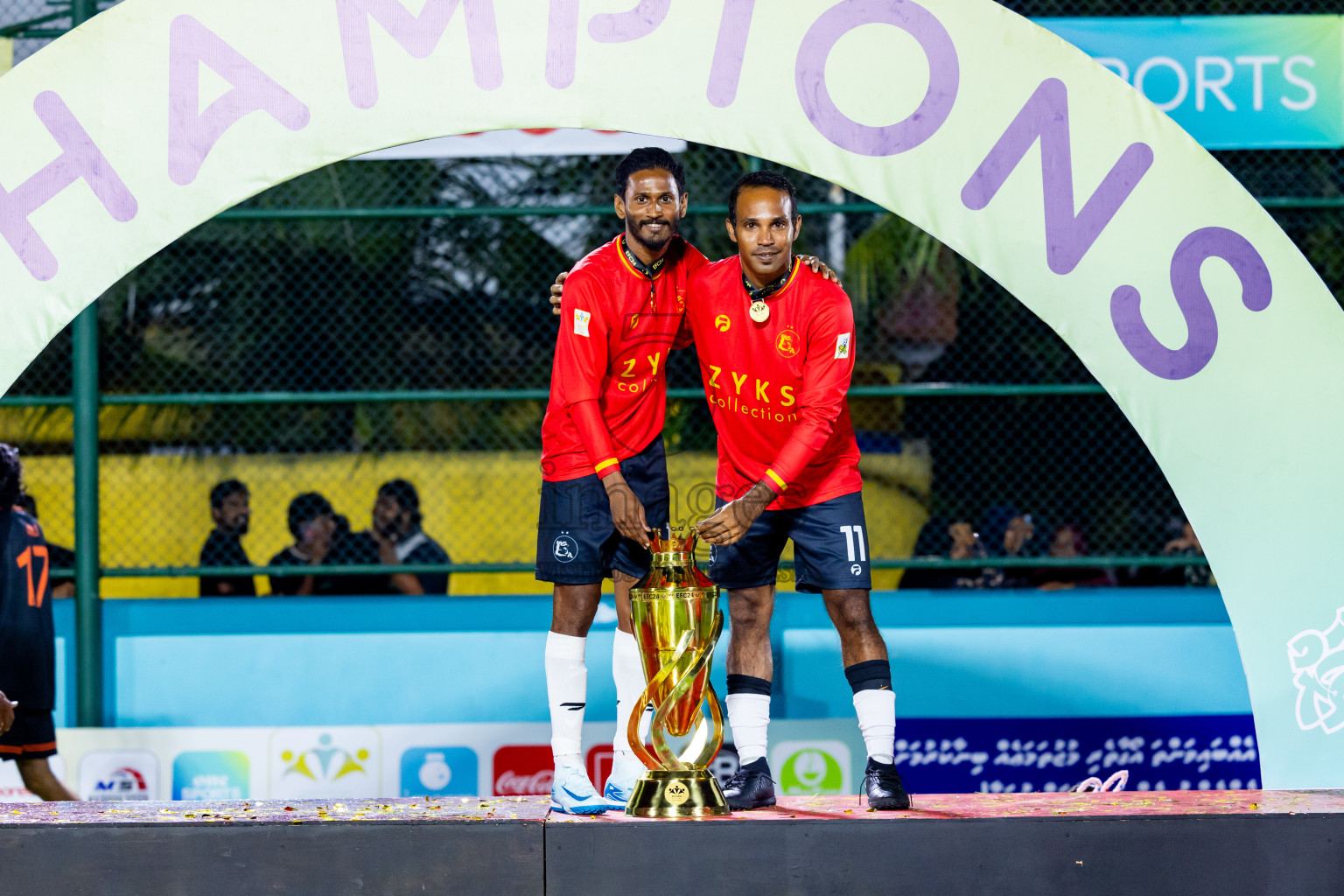 Dee Ess Kay vs Kovigoani in Final of Laamehi Dhiggaru Ekuveri Futsal Challenge 2024 was held on Wednesday, 31st July 2024, at Dhiggaru Futsal Ground, Dhiggaru, Maldives Photos: Nausham Waheed / images.mv