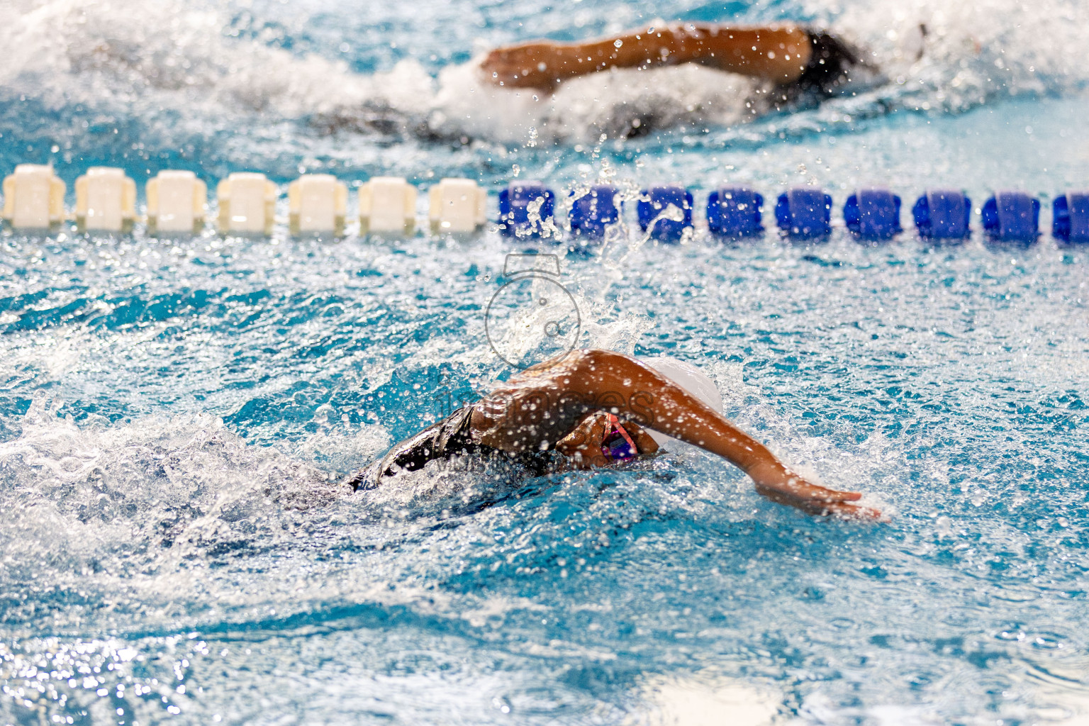 Day 3 of National Swimming Competition 2024 held in Hulhumale', Maldives on Sunday, 15th December 2024. Photos: Hassan Simah / images.mv