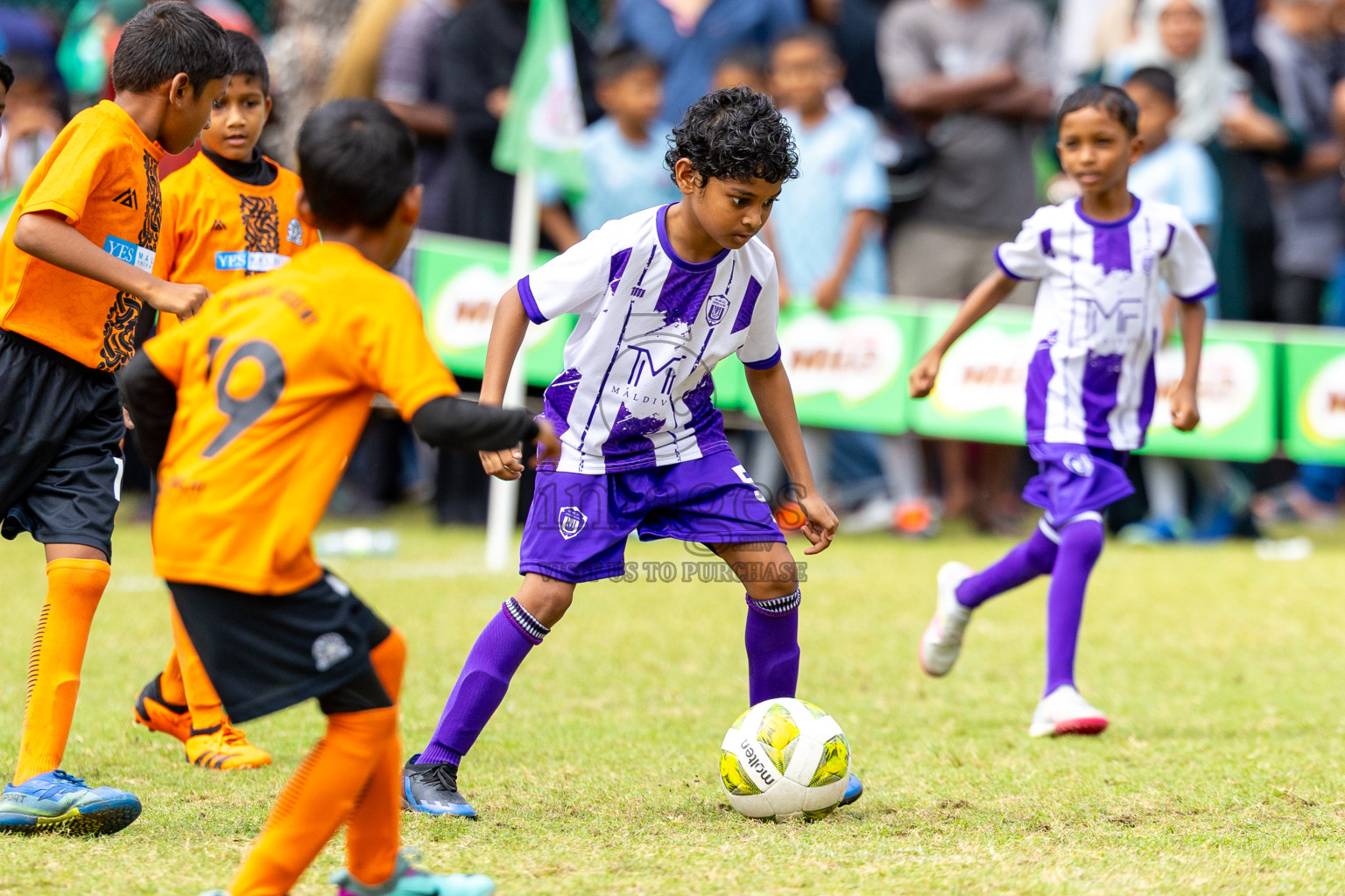 Day 1 of MILO SVAM Juniors 2025 (U-8) was held at Henveiru Stadium in Male', Maldives on Thursday, 26th June 2025. Photos: Mohamed Mahfooz Moosa / images.mv