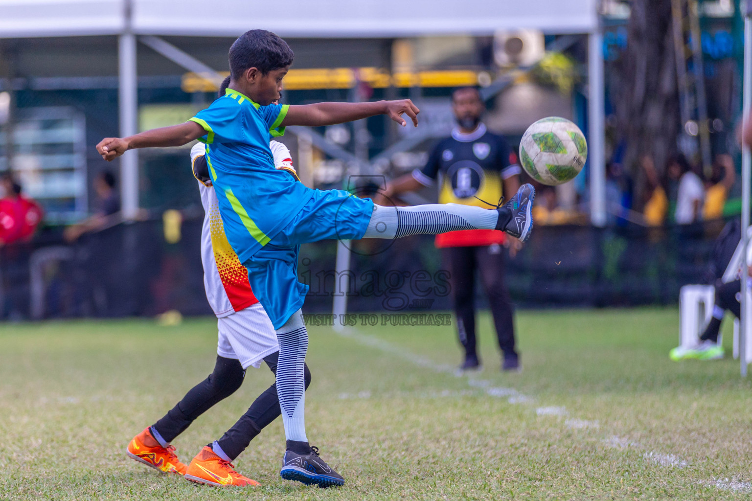 Day 2  of MILO Academy Championship 2024 - U12 was held at Henveiru Grounds in Male', Maldives on Thursday, 5th July 2024. Photos: Shuu Abdul Sattar / images.mv