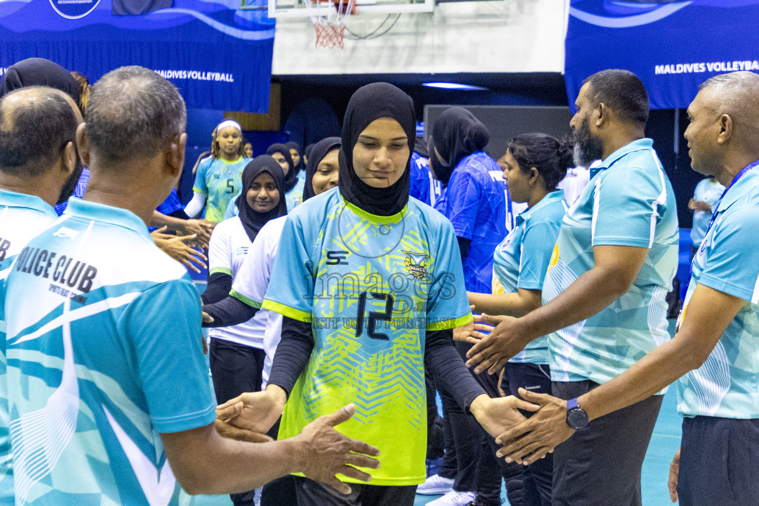 Final of Women's Division of Volleyball Association Cup 2023 held in Male', Maldives on Tuesday, 9th January 2024 at Social Center Indoor Hall Photos By: Nausham Waheed /images.mv