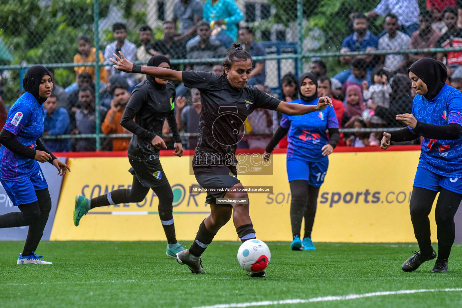 DSC vs Club MYS in Eighteen Thirty Women's Futsal Fiesta 2022 was held in Hulhumale', Maldives on Friday, 14th October 2022. Photos: Nausham Waheed / images.mv