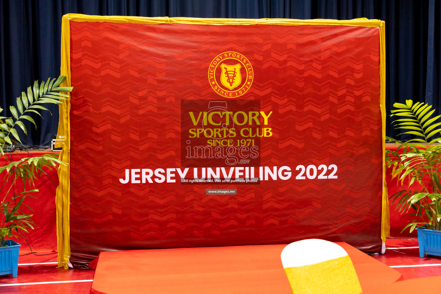 Victory Sports Club Jersey Unveiling 2022 on 14th July 2022, held in Jamaaludheen School Hall, Male', Maldives  Photos: Hassan Simah / Images.mv