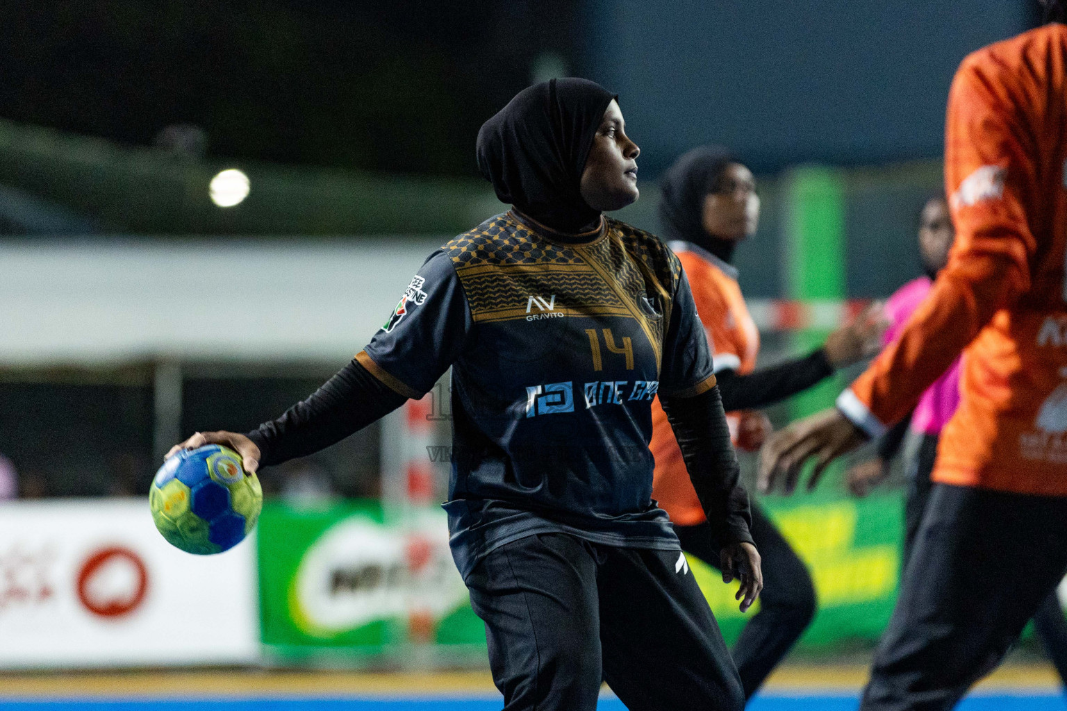 Day 16 of 10th National Handball Tournament 2023, held in Handball ground, Male', Maldives on Wednesday, 13th December 2023 Photos: Nausham Waheed/ Images.mv