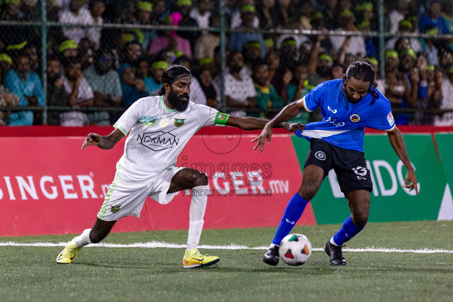 WAMCO vs STELCO RC in the Semi Finals of Club Maldives Cup 2024 held in Rehendi Futsal Ground, Hulhumale', Maldives on Monday, 14th October 2024. 
Photos: Hassan Simah / images.mv