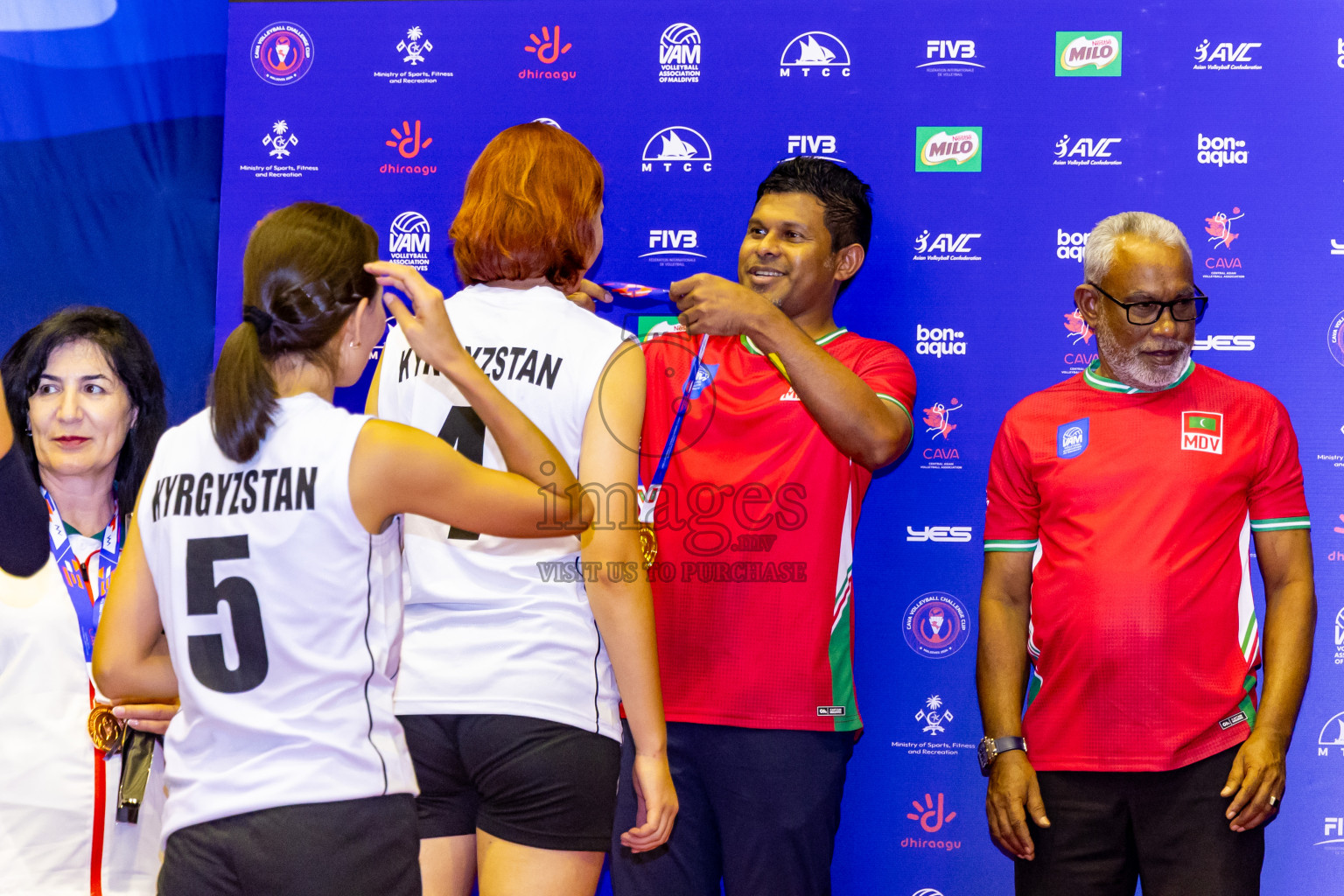 Final of CAVA Woman's Volleyball Challenge Cup 2024 was held in Social Center, Male', Maldives on Wednesday, 11th September 2024. Photos: Nausham Waheed / images.mv