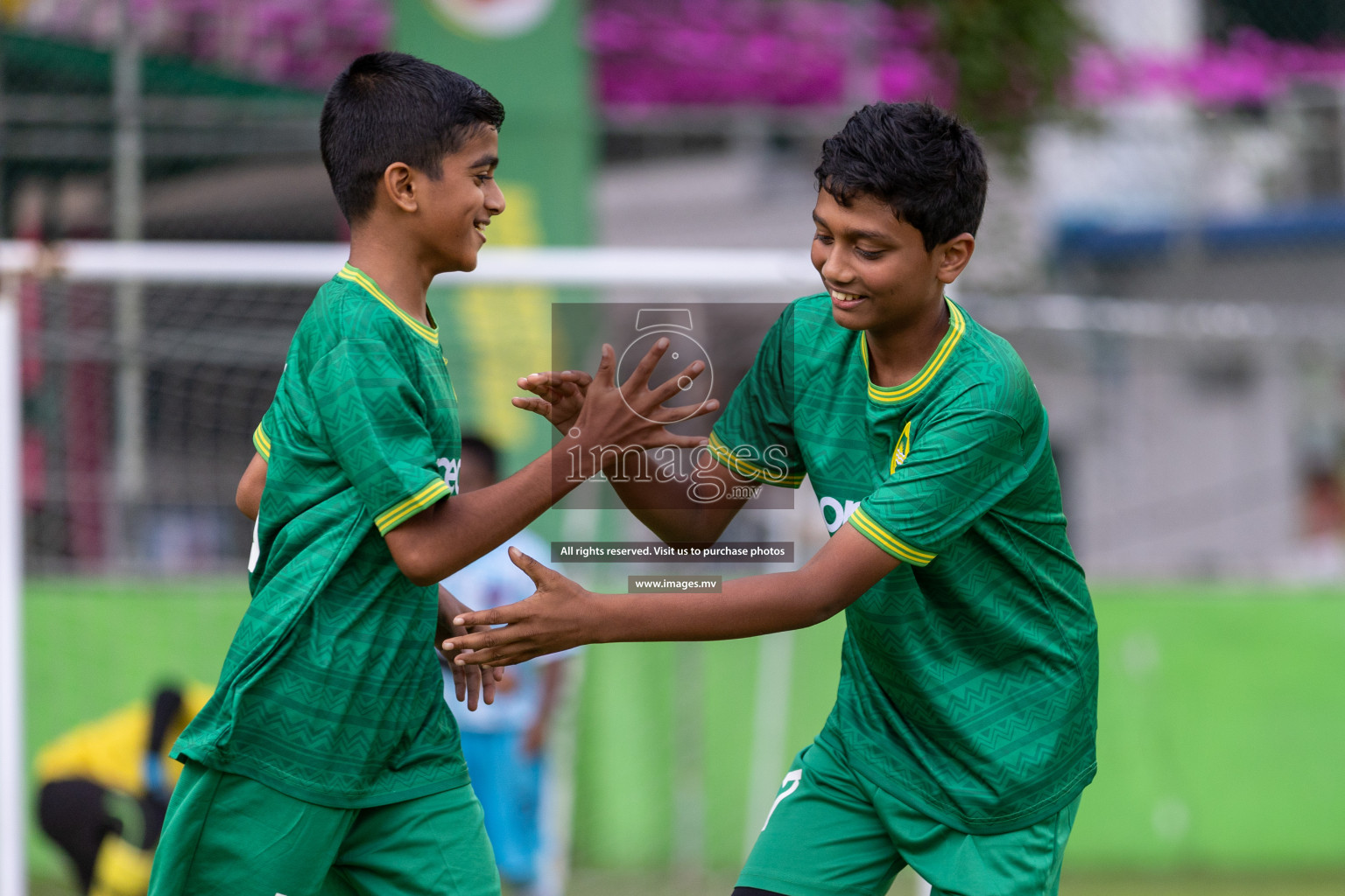 Day 1 of MILO Academy Championship 2023 (U12) was held in Henveiru Football Grounds, Male', Maldives, on Friday, 18th August 2023. Photos: Mohamed Mahfooz Moosa / images.mv