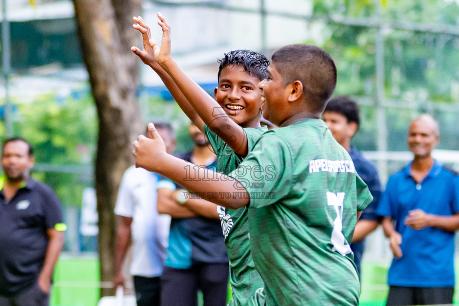 Day 1 of MILO Academy Championship 2024 - U12 was held at Henveiru Grounds in Male', Maldives on Sunday, 7th July 2024. Photos: Nausham Waheed / images.mv