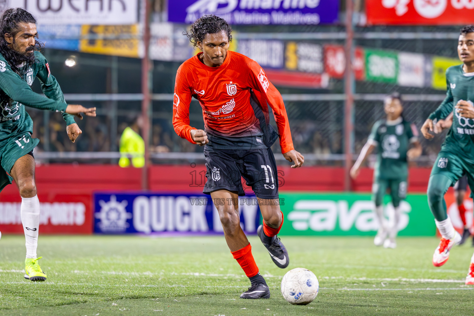 L Gan vs Th Thimarafushi in Zone Round on Day 30 of Golden Futsal Challenge 2025 was held on Monday , 3rd February 2025, in Hulhumale', Maldives.
Photos: Ismail Thoriq / images.mv