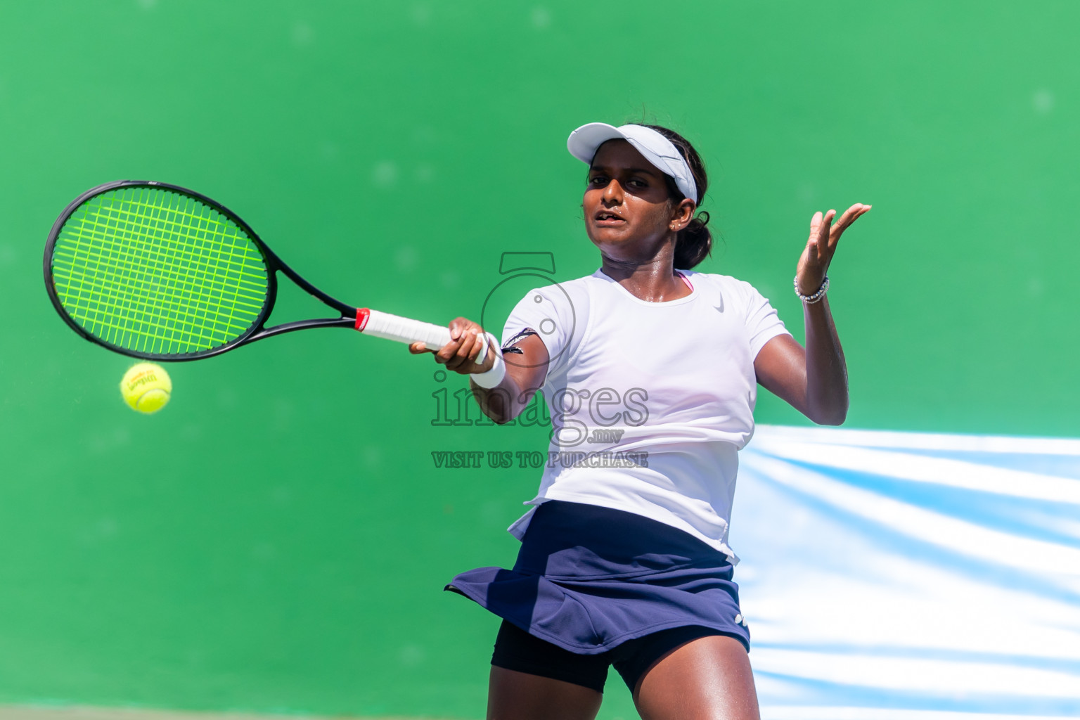 Day 8 of ATF Maldives Junior Open Tennis was held in Male' Tennis Court, Male', Maldives on Thursday, 19th December 2024. Photos: Nausham Waheed/ images.mv