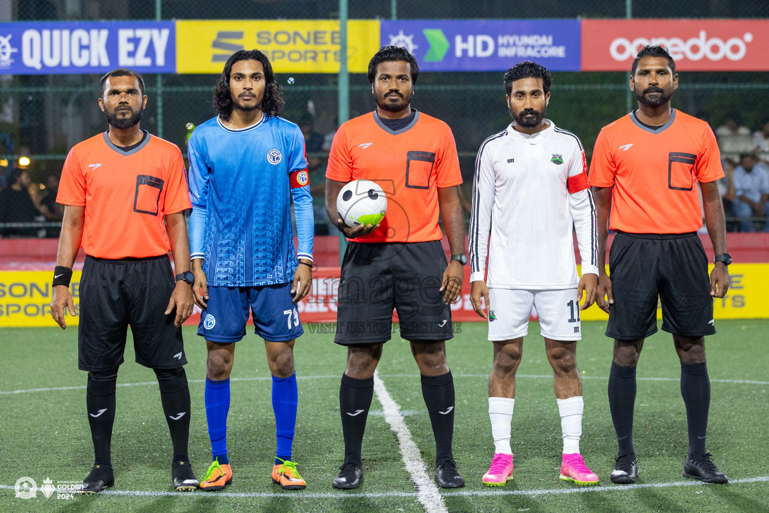 GA Gemanafushi vs GA Dhaandhoo in Day 1 of Golden Futsal Challenge 2024 was held on Monday, 15th January 2024, in Hulhumale', Maldives Photos: Ismail Thoriq / images.mv