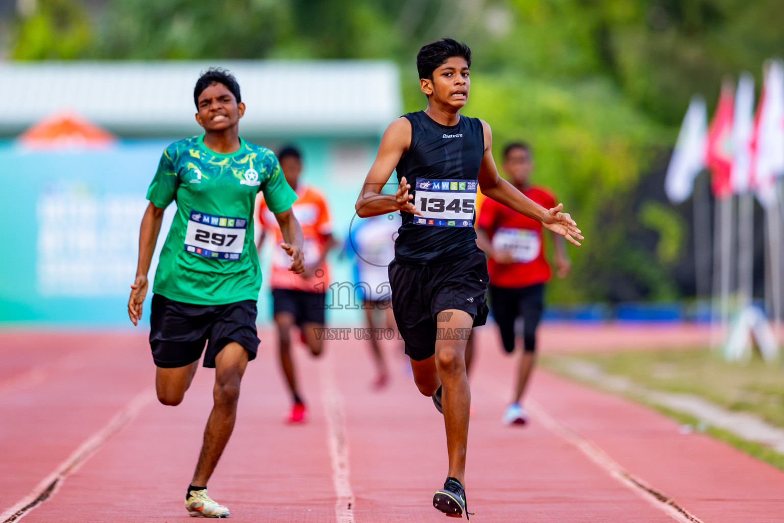 Day 5 of MWSC Interschool Athletics Championships 2024 held in Hulhumale Running Track, Hulhumale, Maldives on Wednesday, 13th November 2024. Photos by: Nausham Waheed / Images.mv