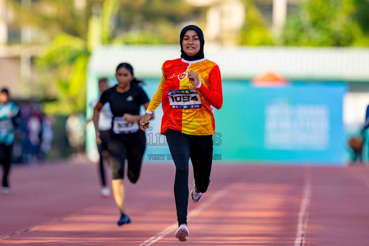 Day 4 of MWSC Interschool Athletics Championships 2024 held in Hulhumale Running Track, Hulhumale, Maldives on Tuesday, 12th November 2024. Photos by: Nausham Waheed / Images.mv