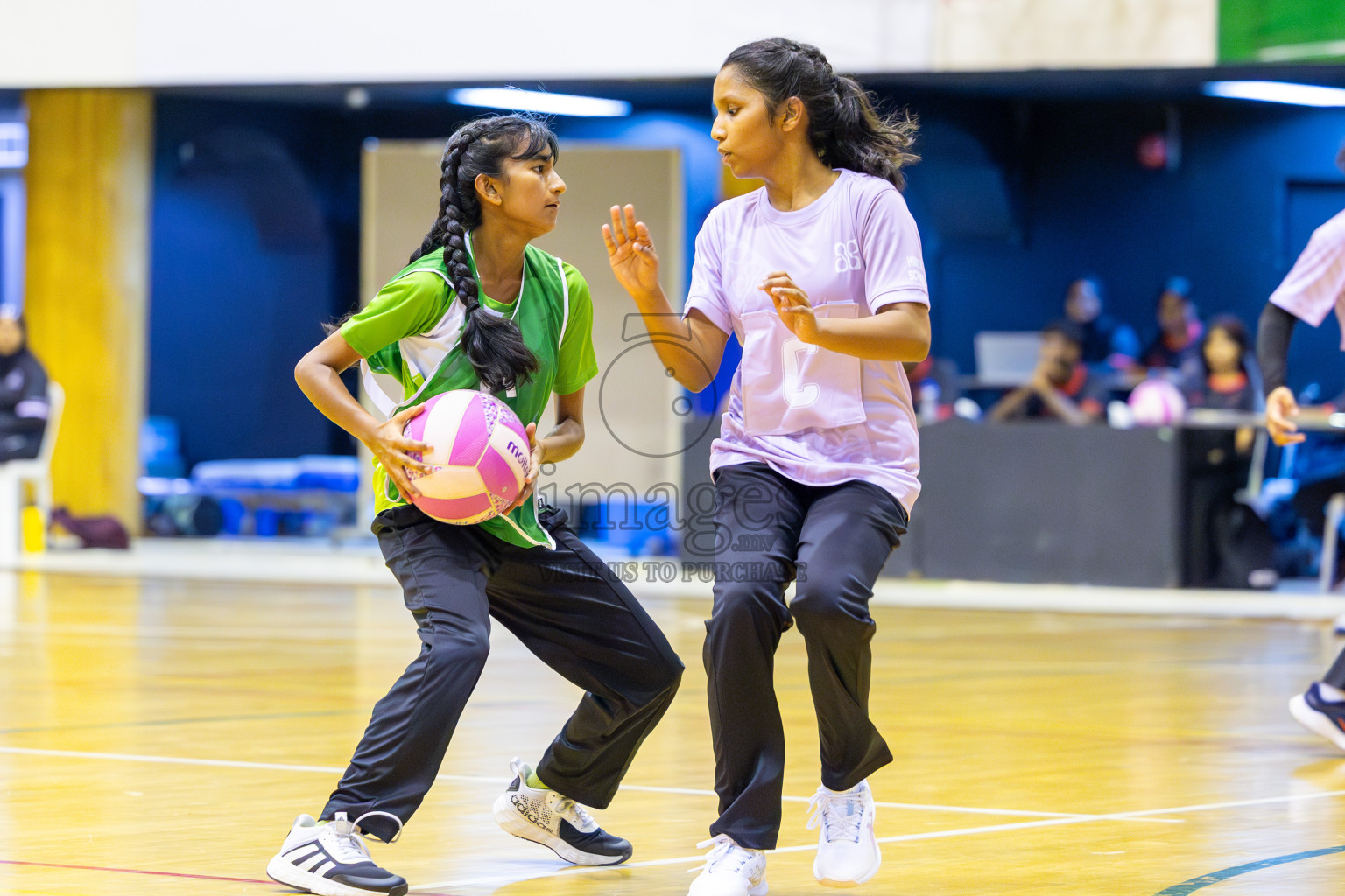 Day 5 of 26th Inter-School Netball Tournament 2025 was held in Social Center Indoor Hall on Wednesday, 22nd October 2025. Photos: Ismail Thoriq / images.mv