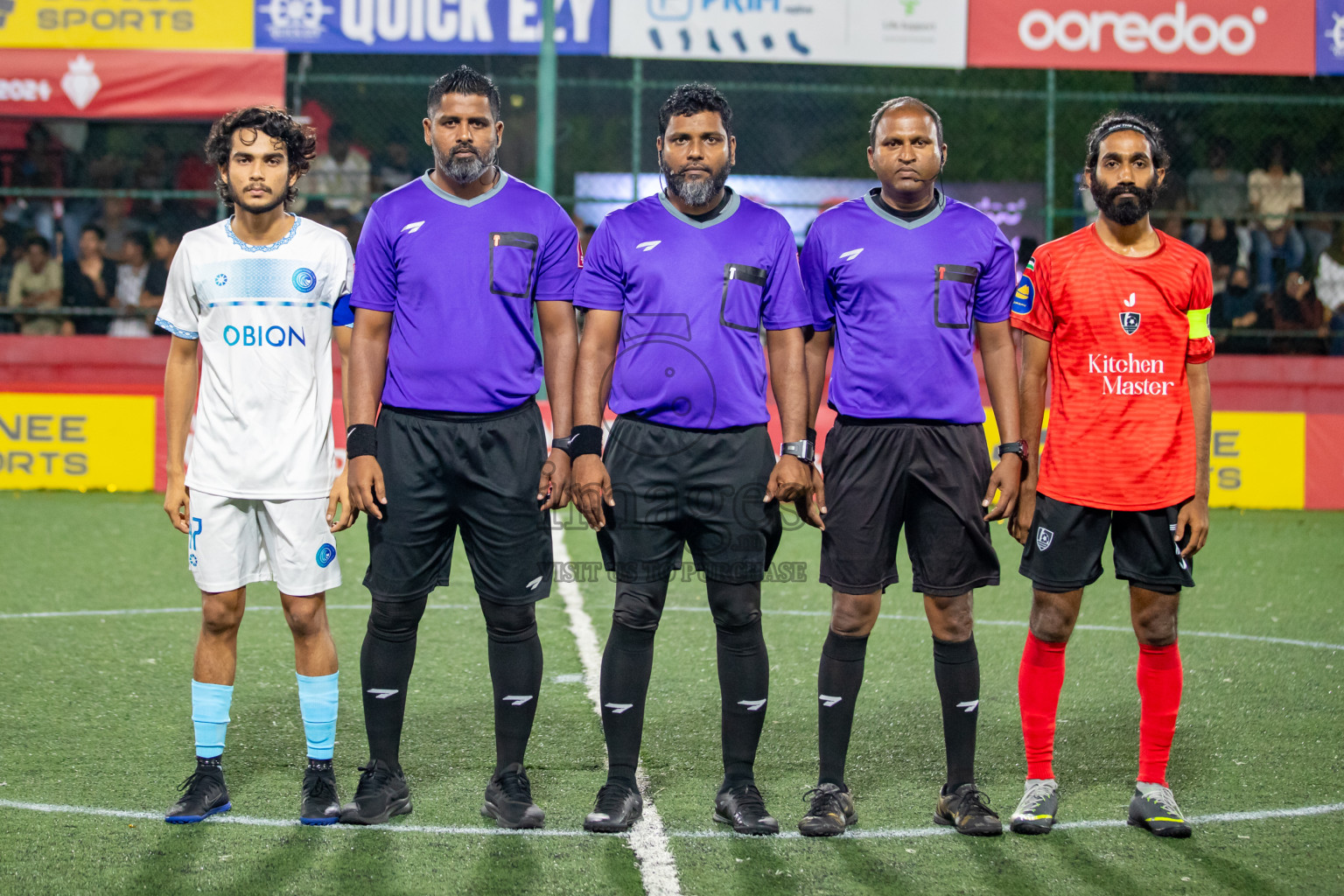 Sh. Feydhoo VS Sh. Kanditheemu on Day 30 of Golden Futsal Challenge 2024, held on Tuesday , 14th February 2024 in Hulhumale', Maldives 
Photos: Hassan Simah / images.mv
