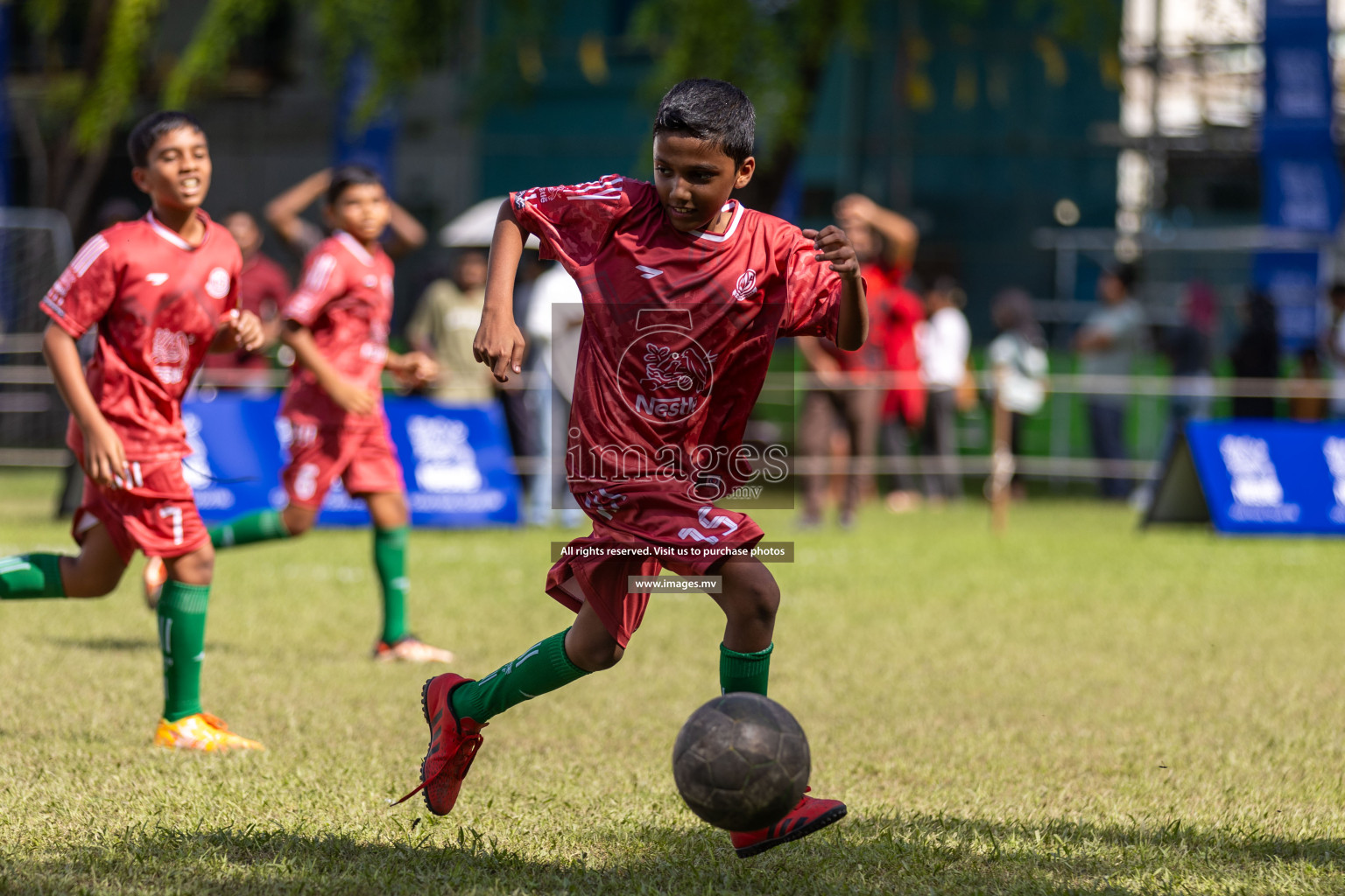 Day 3 of Nestle Kids Football Fiesta, held in Henveyru Football Stadium, Male', Maldives on Friday, 13th October 2023
Photos: Hassan Simah, Ismail Thoriq / images.mv