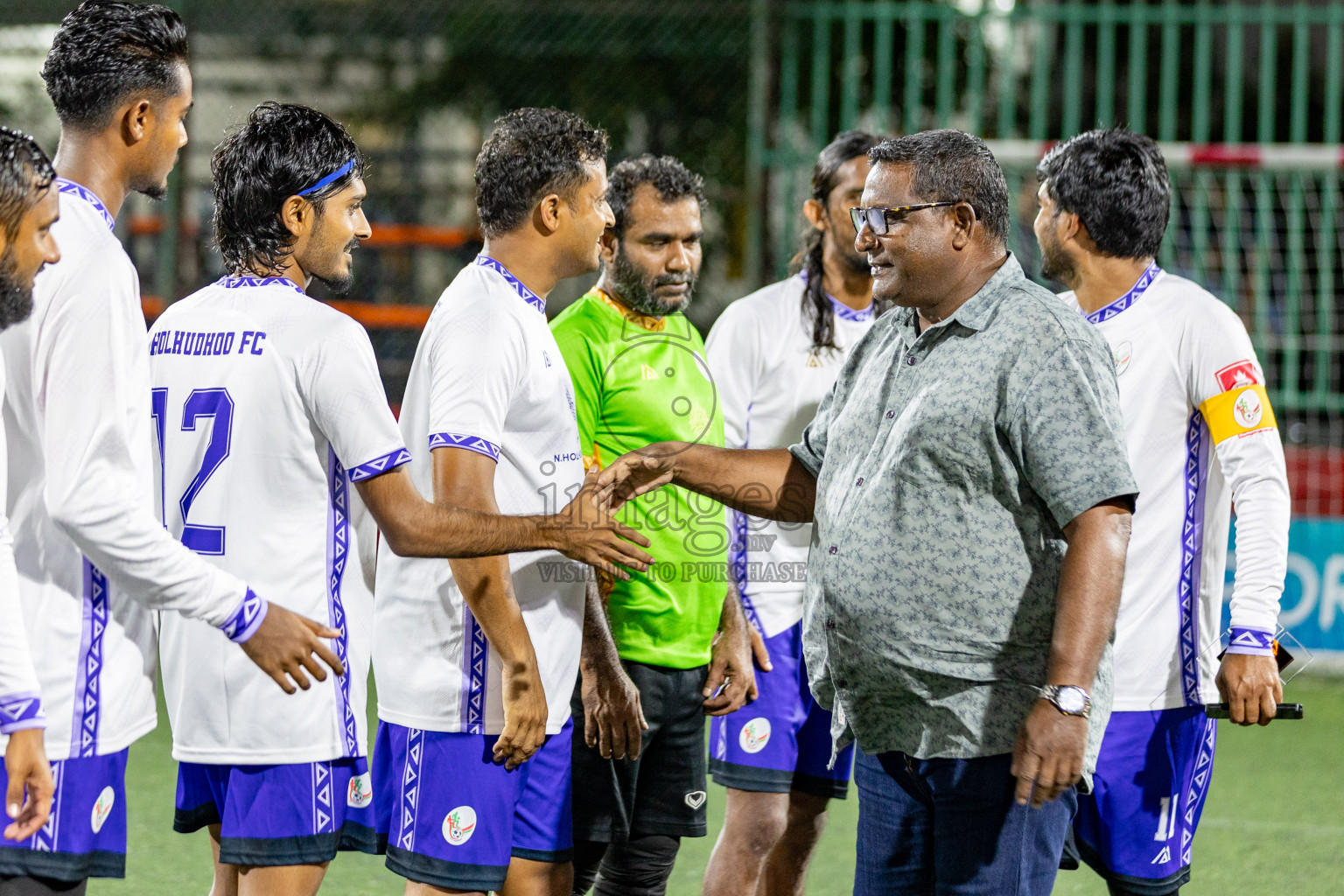 N Holhudhoo vs N Velidhoo in Day 12 of Golden Futsal Challenge 2025 was held on Thursday, 16th January 2025, in Hulhumale', Maldives.
Photos: Hassan Simah / images.mv