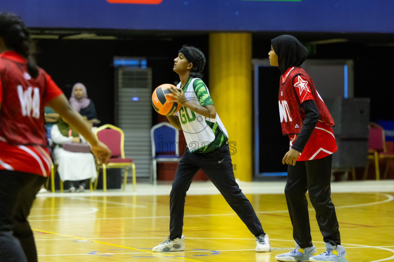 Day 14 of 25th Inter-School Netball Tournament was held in Social Center at Male', Maldives on Sunday, 25th August 2024. Photos: Hasni / images.mv