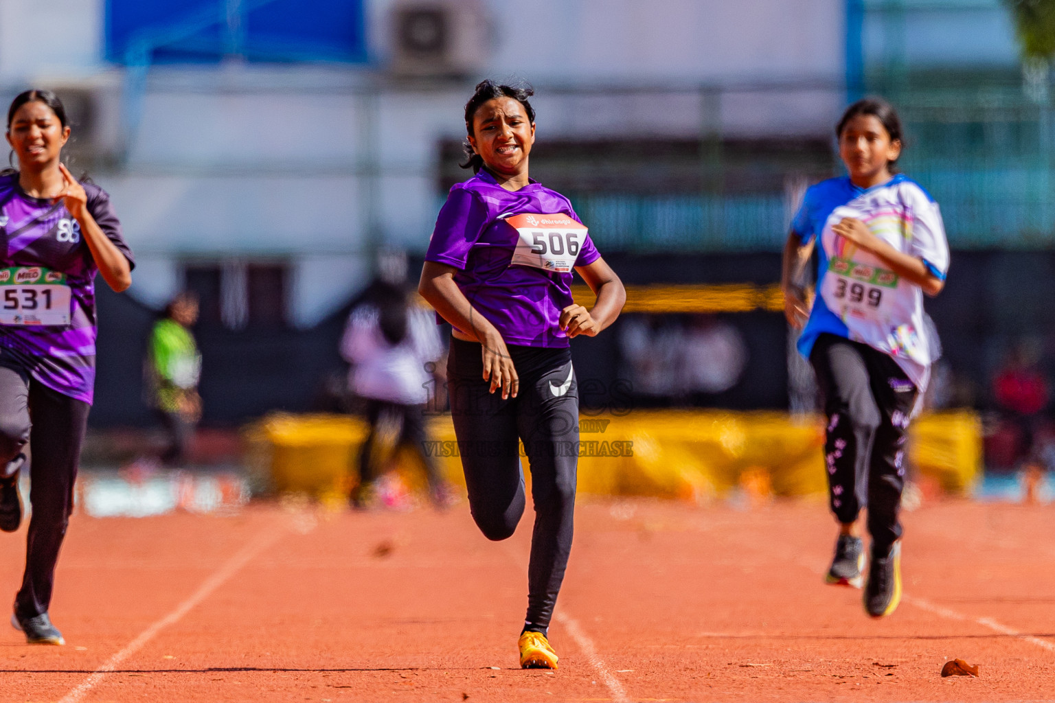 Day 1 of Inter-school Athletics Championship 2025 held in Ekuveni Synthetic Track, Male', Maldives on Monday, 06th October 2025. Photos by: Areef Adam  / Images.mv