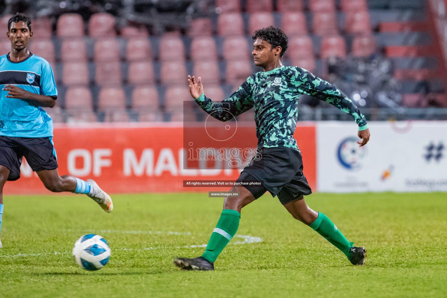 Final of U17 Inter School Football Tournament of Kalaafaanu School vs Rehendhi School held in Male', Maldives on 10 Feb 2022 Photos: Nausham Waheed / images.mv