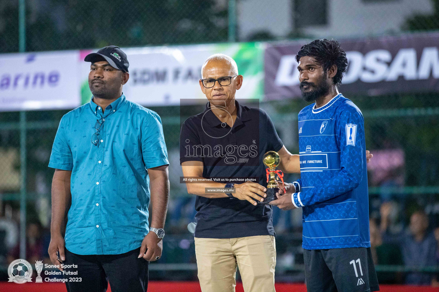 Opening of Sonee Sports Golden Futsal Challenge 2023 held on 4th Feb 2023 in Hulhumale, Male', Maldives. Photos by Nausham Waheed