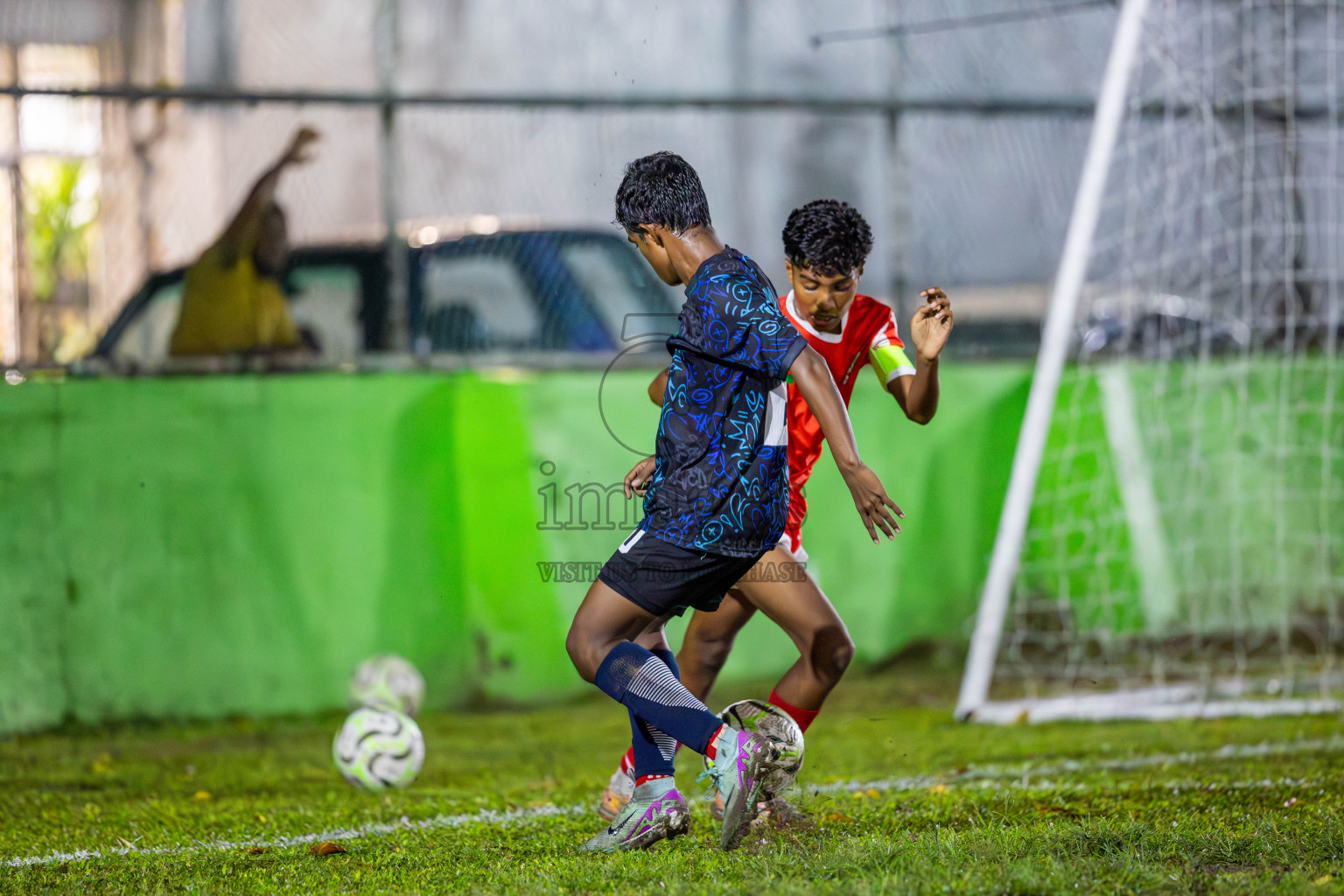 SUS vs Huriyya (U14) in Dhivehi Youth League 2024 - Day 2. Matches held at Henveiru Stadium on 22nd November 2024 , Friday. Photos: Shuu Abdul Sattar/ Images.mv