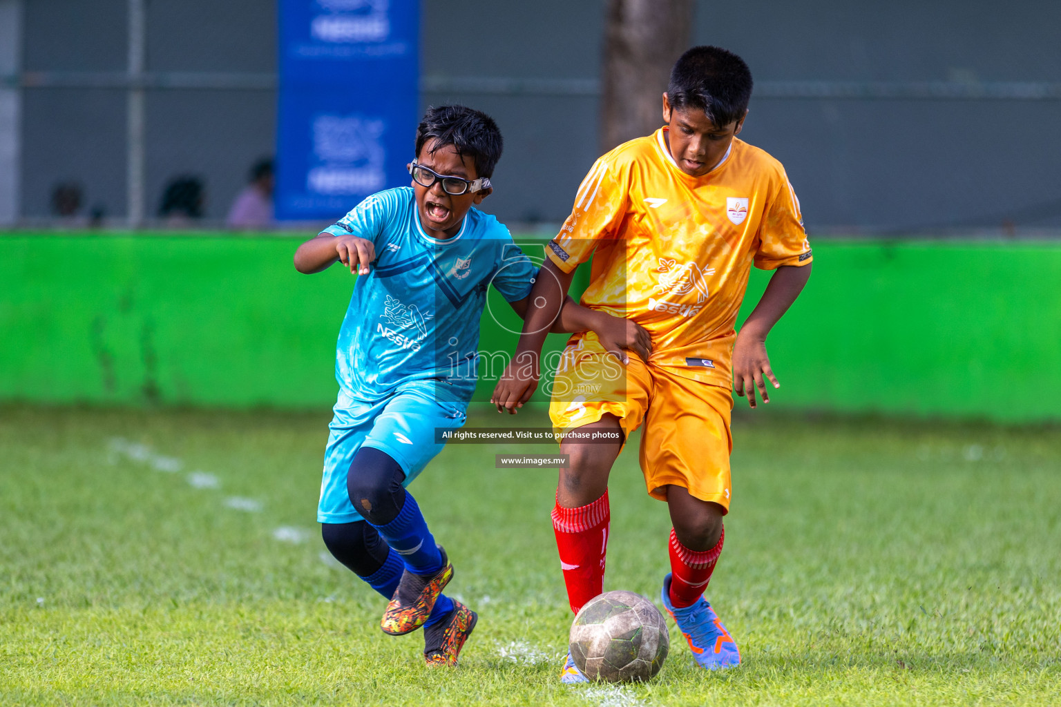 Day 2 of Nestle kids football fiesta, held in Henveyru Football Stadium, Male', Maldives on Thursday, 12th October 2023 Photos: Ismail Thoriq / Images.mv