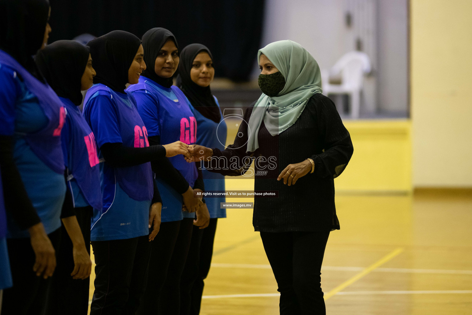 Milo National Netball Tournament 1st December 2021 at Social Center Indoor Court, Male, Maldives. Photos: Maanish/ Images Mv