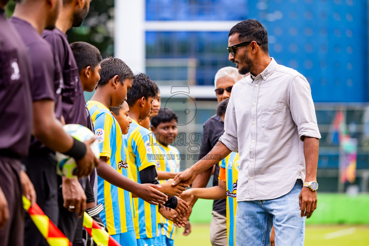 Under 12 United Victory vs Valancia on day 3 of Dhivehi Youth League 2024 held at Henveiru Stadium on Saturday, 23rd November 2024. Photos: Nausham Waheed/ Images.mv