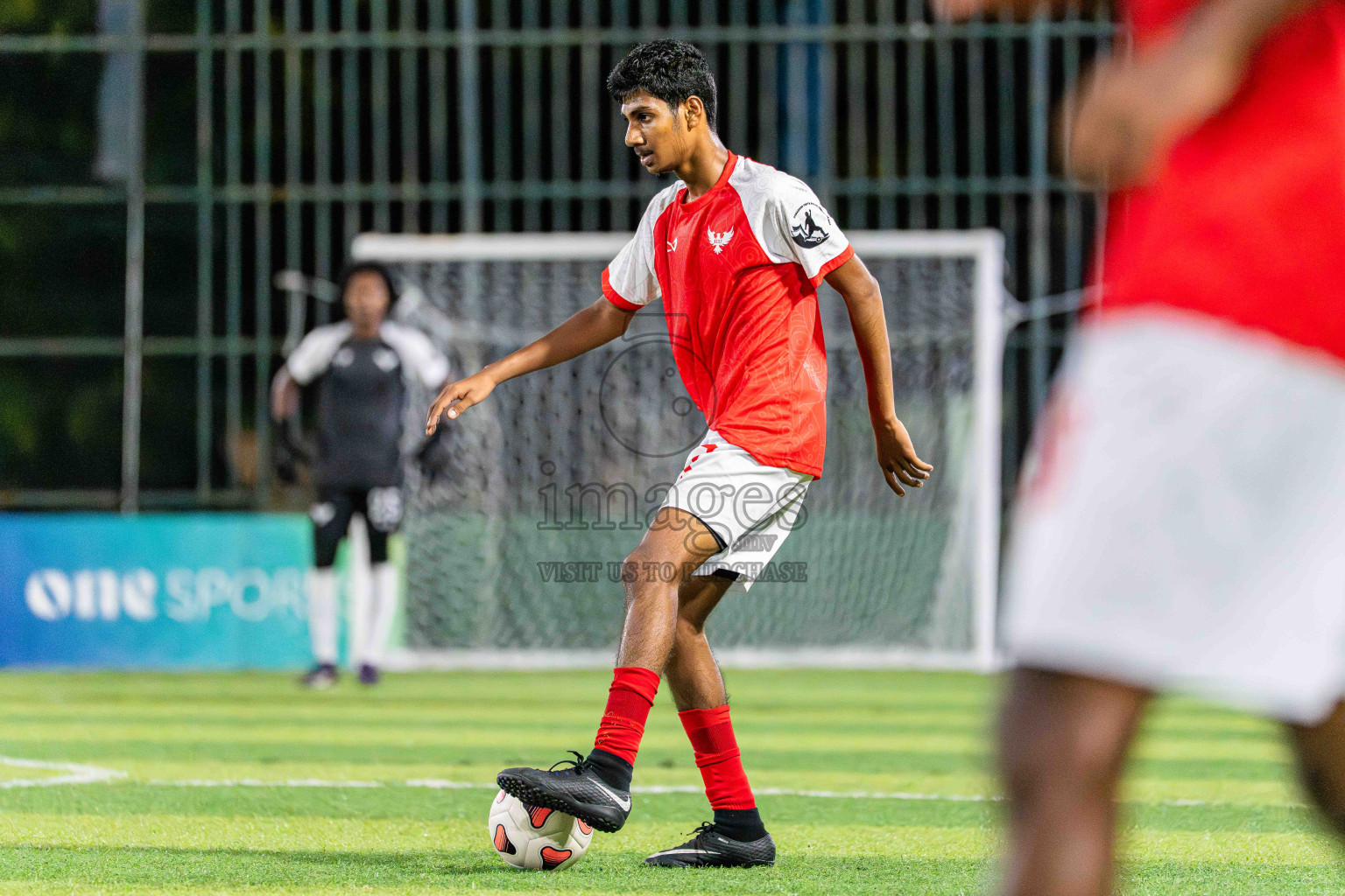 Kanmathi SC VS BEST in Day 4 - Fonadhoo Youth Futsal Challenge 2025 held in Fonadhoo Futsal Stadium, L. Fonadhoo, Maldives on Wednesday, 29th October 2025 Photos: Arif Rasheed / images.mv