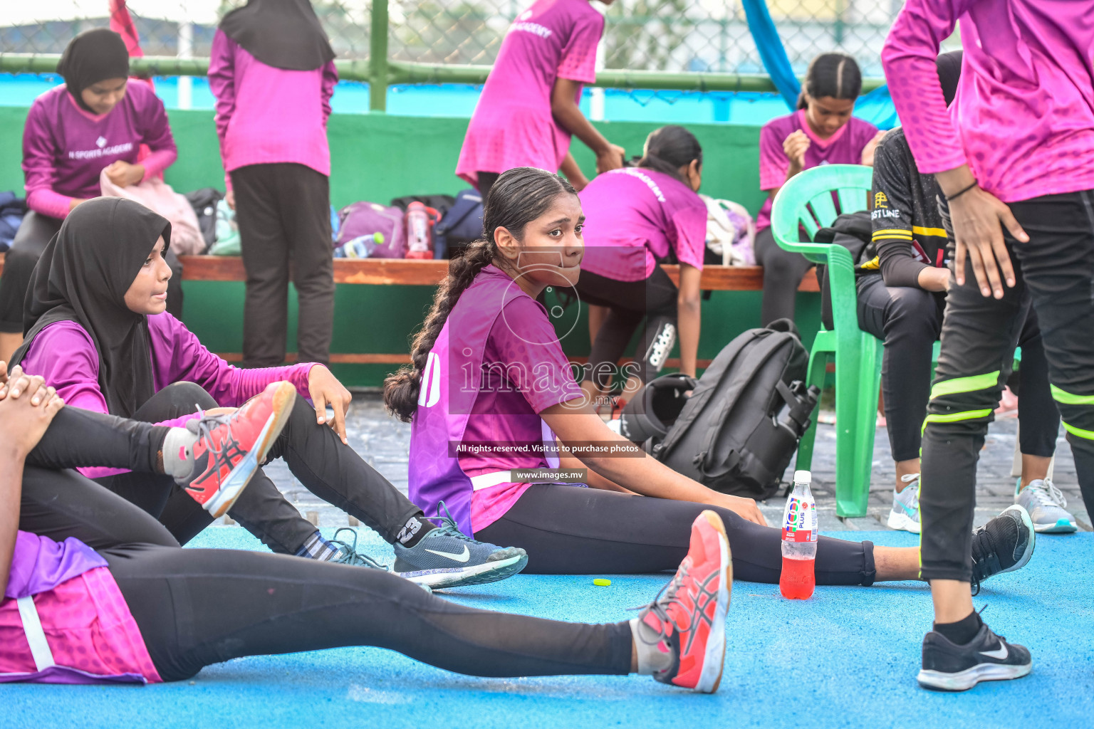 Day 10 of Junior Netball Championship 2022 held in Male', Maldives. Photos by Nausham Waheed