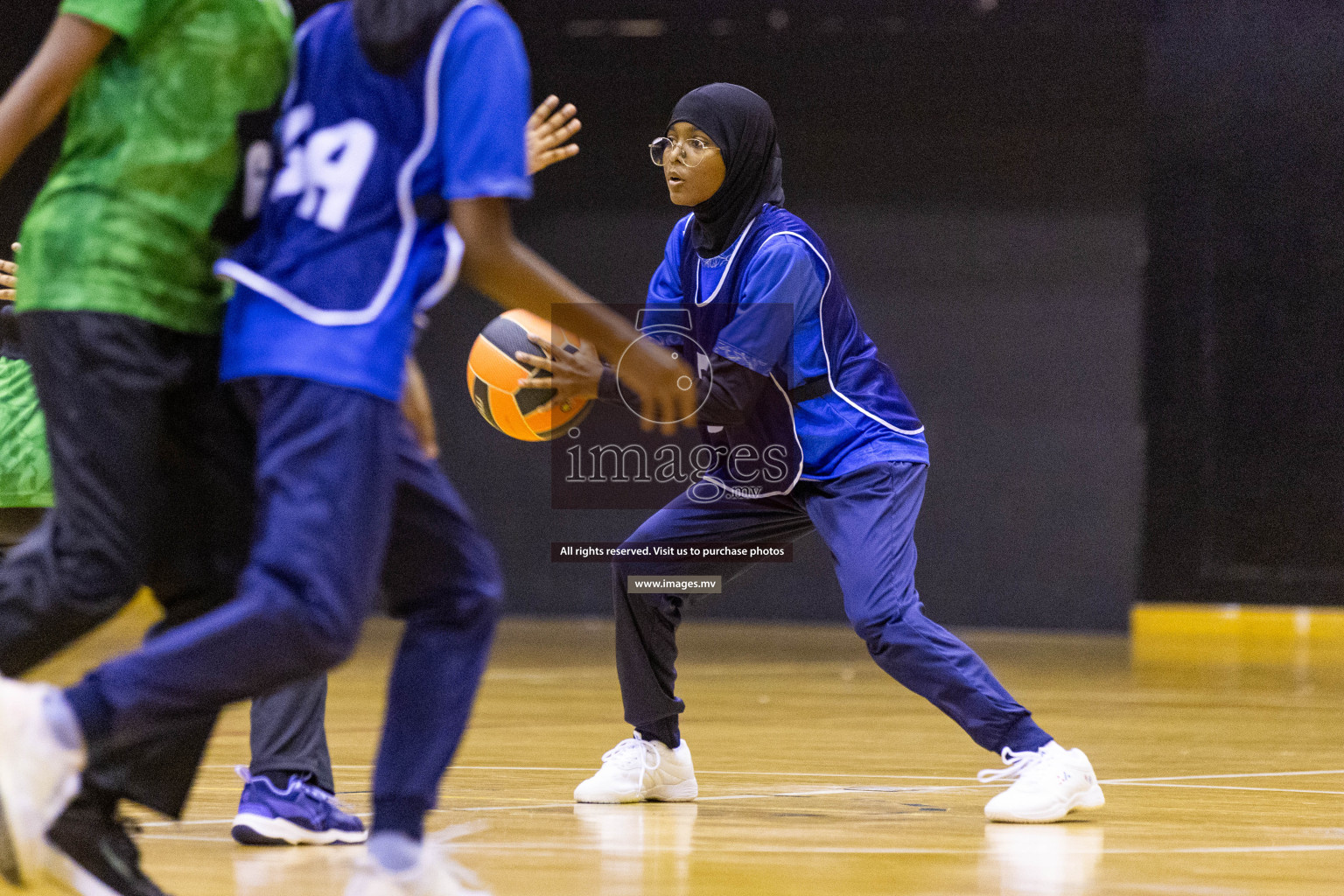 Day5 of 24th Interschool Netball Tournament 2023 was held in Social Center, Male', Maldives on 31st October 2023. Photos: Nausham Waheed / images.mv