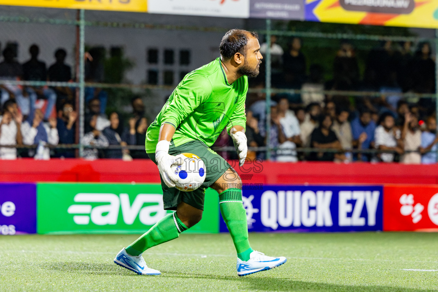 Sh Kanditheemu vs Sh Milandhoo in Day 11 of Golden Futsal Challenge 2025 was held on Wednesday, 15th January 2025, in Hulhumale', Maldives Photos: Nausham Waheed / images.mv