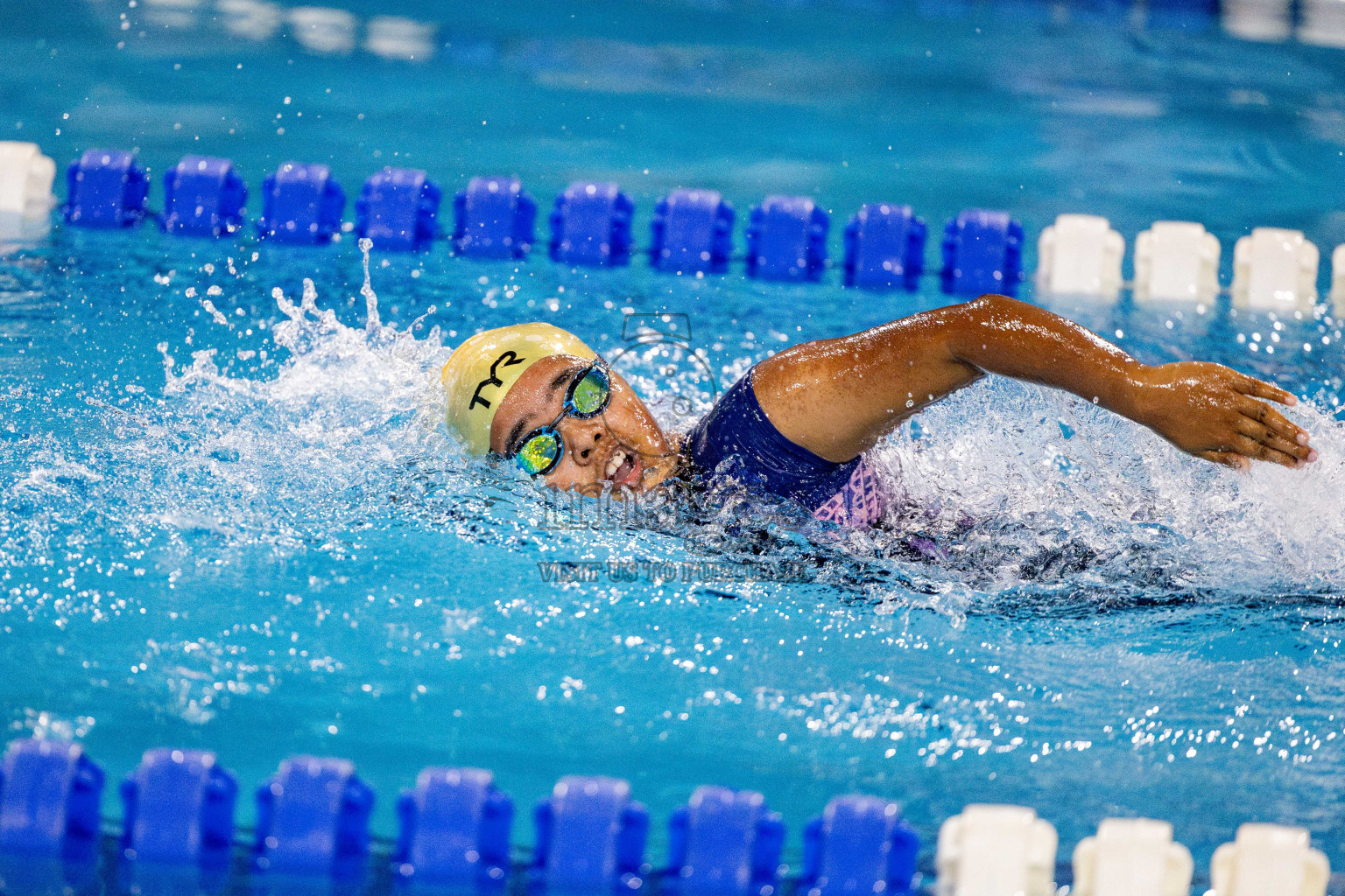 Day 4 of National Swimming Championship 2024 held in Hulhumale', Maldives on Monday, 16th December 2024. Photos: Hassan Simah / images.mv