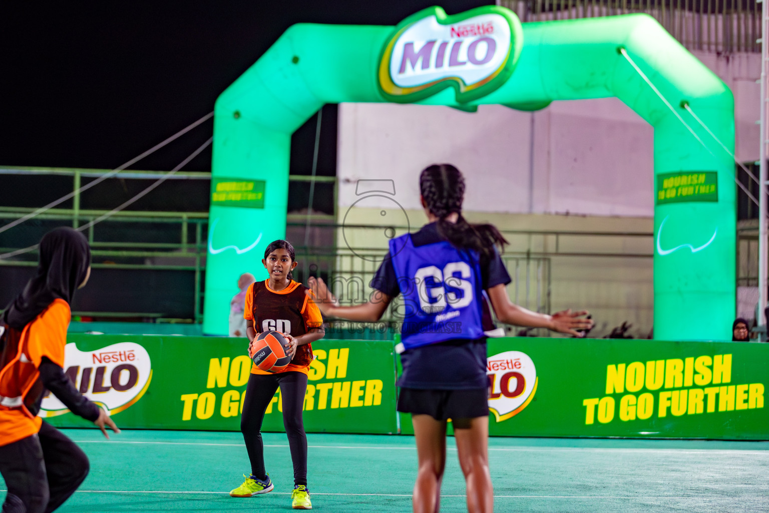 Day 6 of MILO 3x3 Netball Challenge 2024 was held in Ekuveni Netball Court at Male', Maldives on Tuesday, 19th March 2024.
Photos: Hassan Simah / images.mv