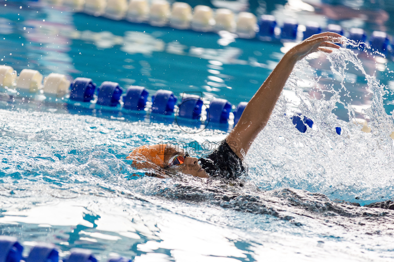 Day 3 of National Swimming Competition 2024 held in Hulhumale', Maldives on Sunday, 15th December 2024. Photos: Hassan Simah / images.mv