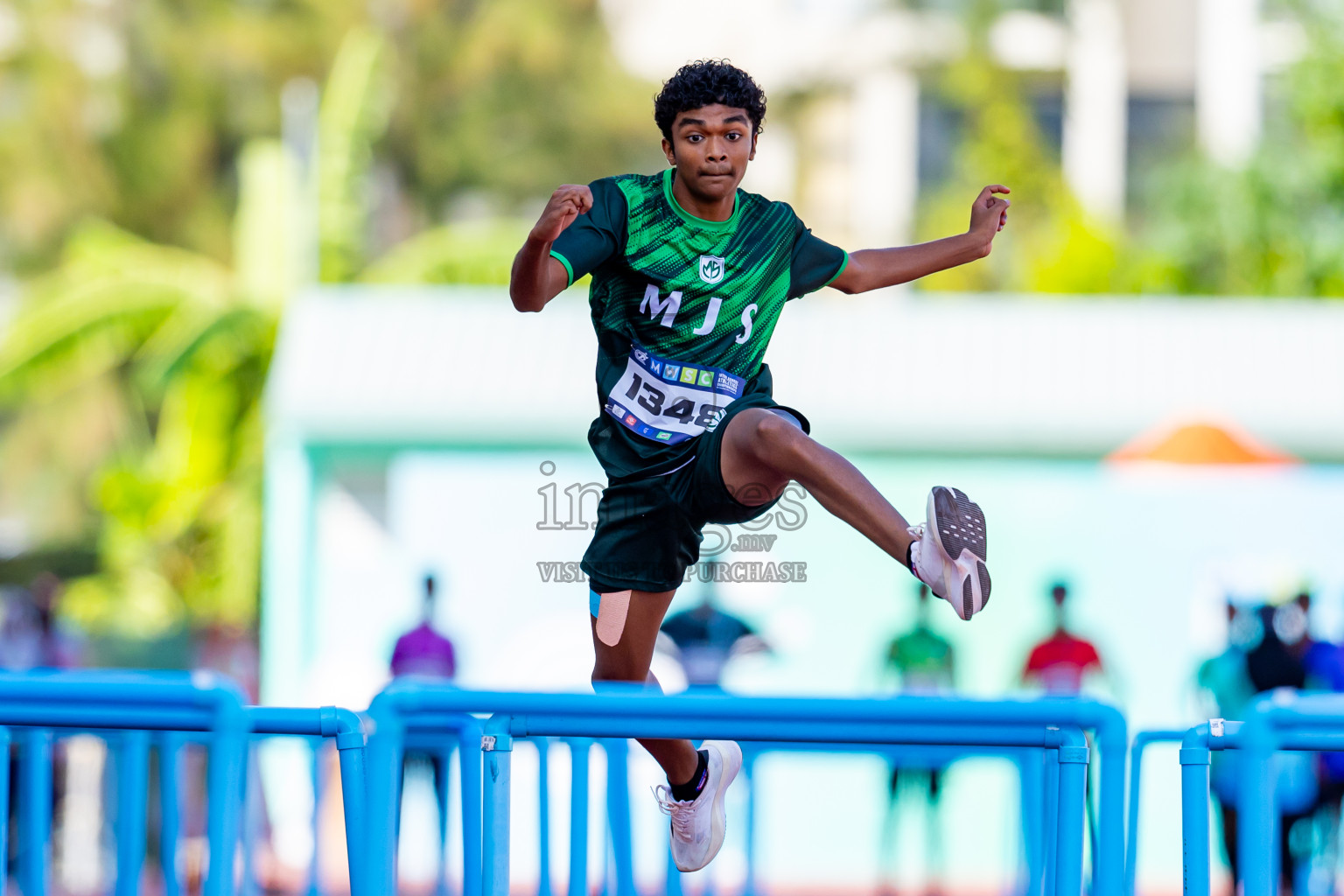 Day 4 of MWSC Interschool Athletics Championships 2024 held in Hulhumale Running Track, Hulhumale, Maldives on Tuesday, 12th November 2024. Photos by: Nausham Waheed / Images.mv