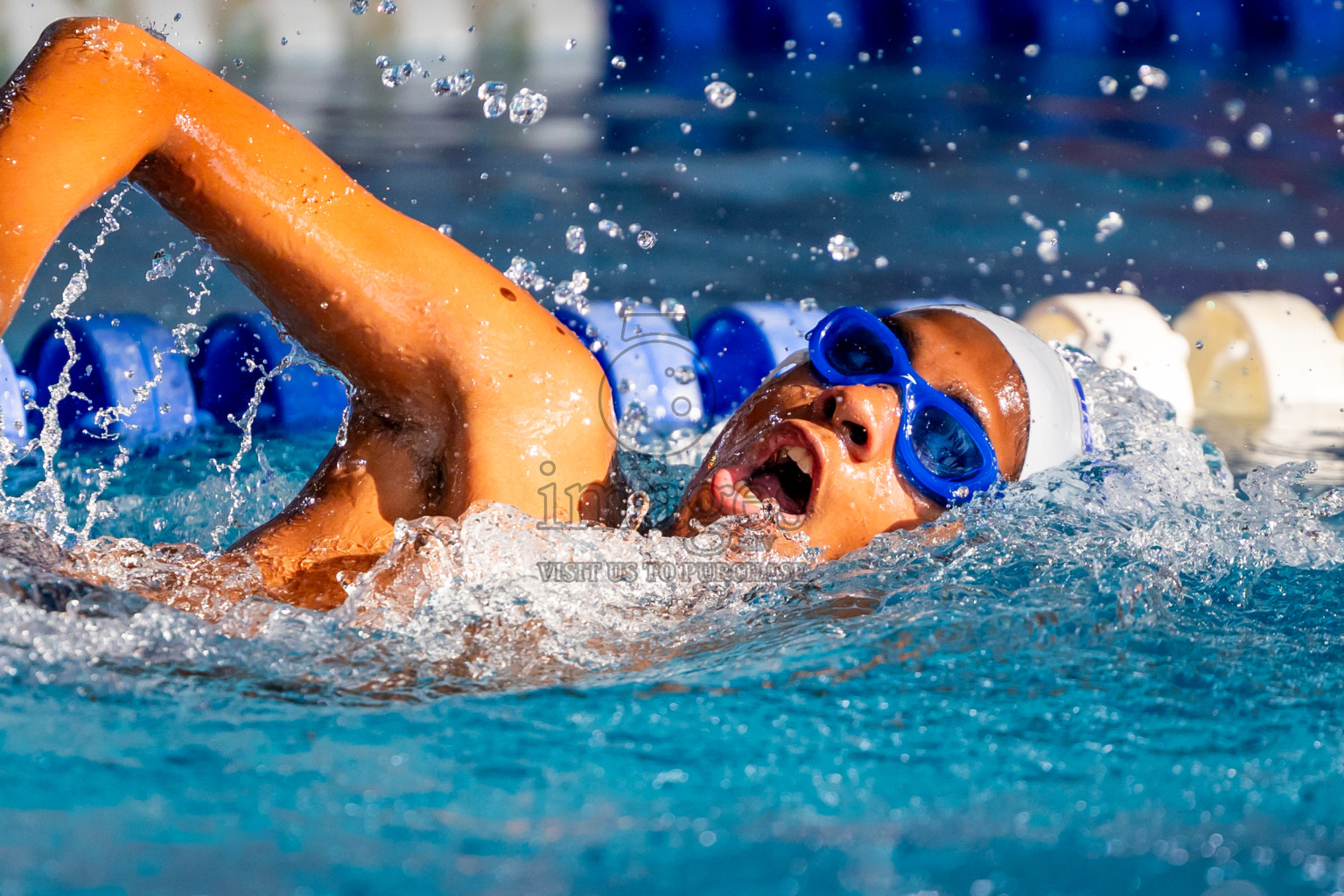 Day 1 of National Swimming Competition 2024 held in Hulhumale', Maldives on Friday, 13th December 2024. Photos: Nausham Waheed / images.mv