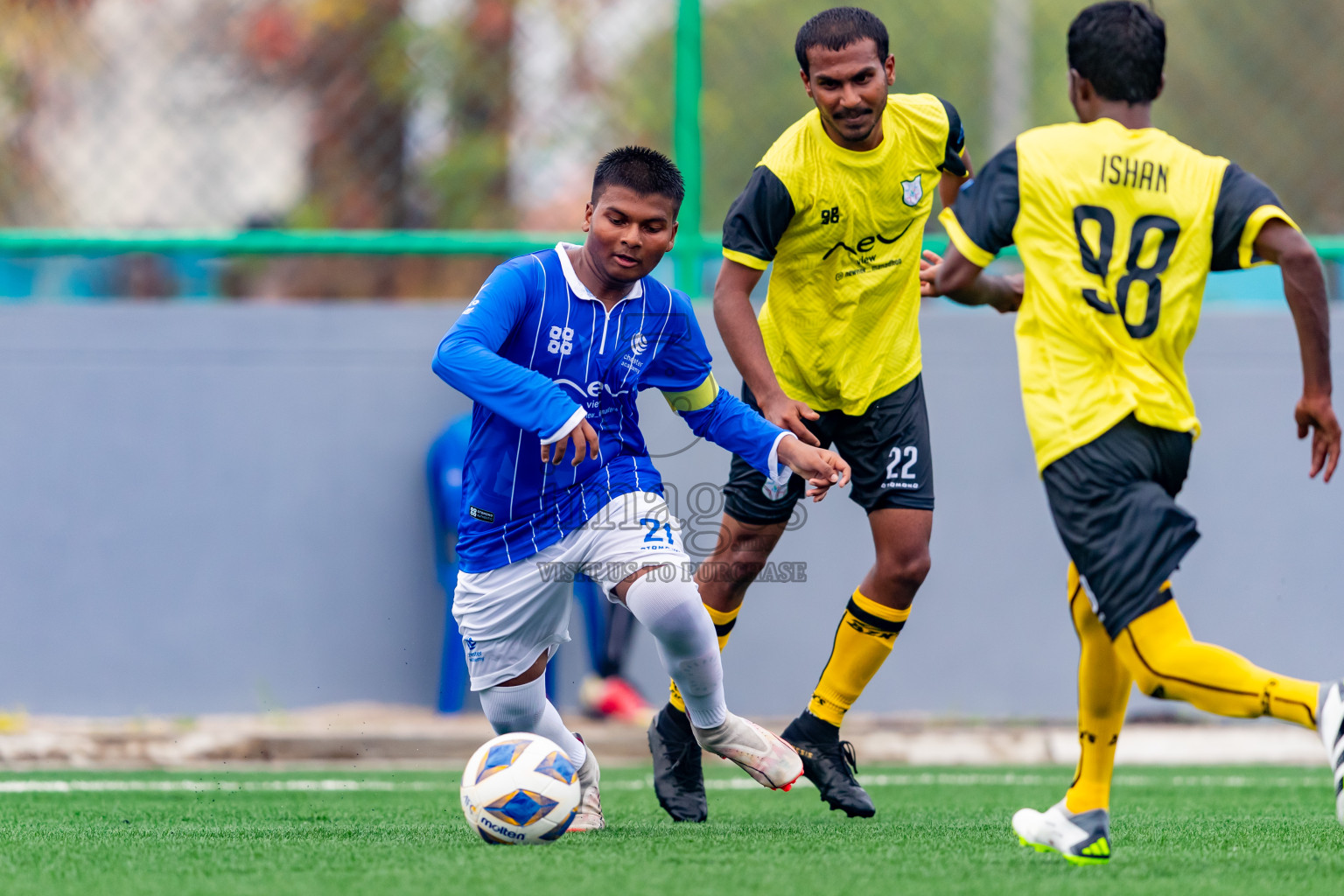 Chester Academy vs Kanmathi Juniorsfrom Manadhoo Council Cup 2024 in N Manadhoo Maldives on Friday, 16th February 2023. Photos: Nausham Waheed / images.mv